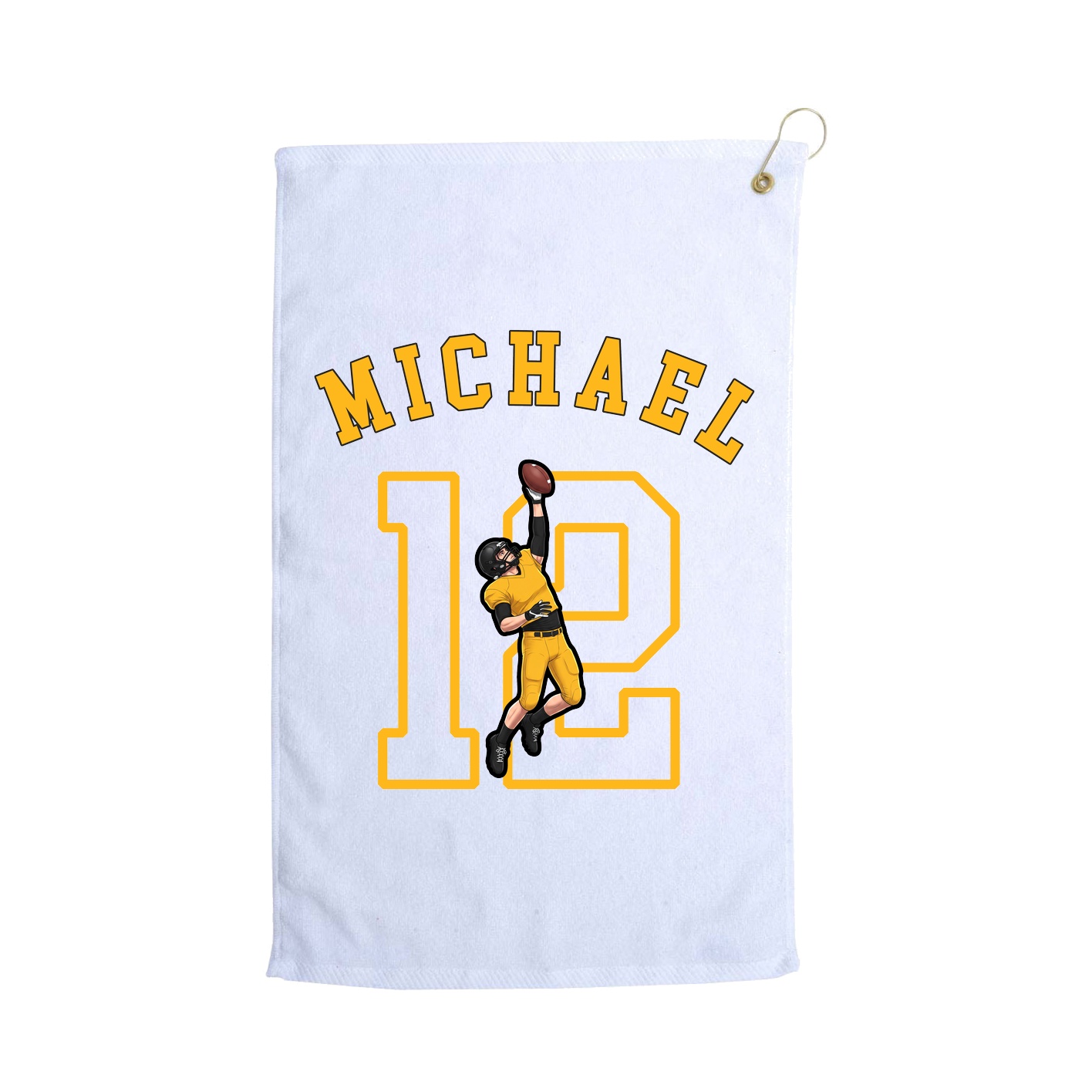 Golf Towel — Shirsey Arch in White