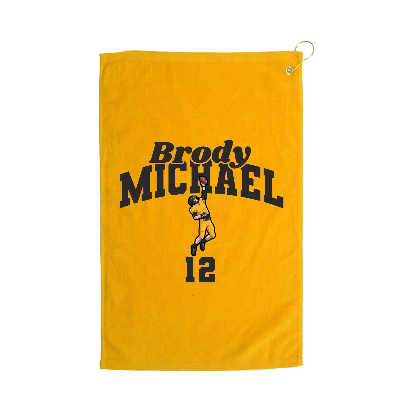Golf Towel — Signature Arch in Gold