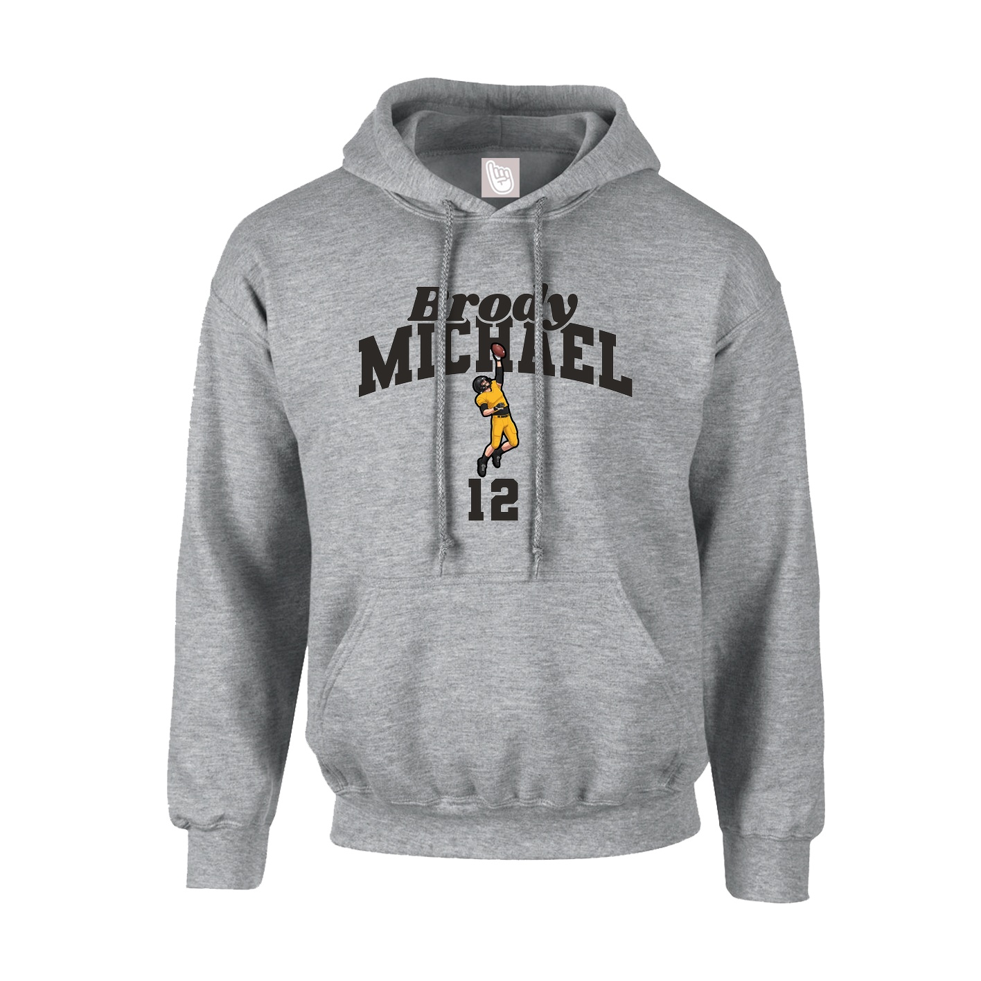 Hoodie — Signature Arch in Grey