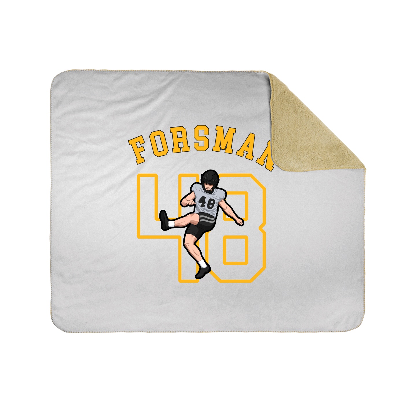 Throw Blanket — Shirsey Arch in White