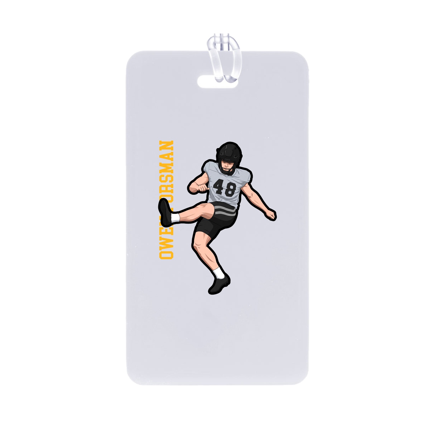 Bag Tag — Name Vertical in Classic