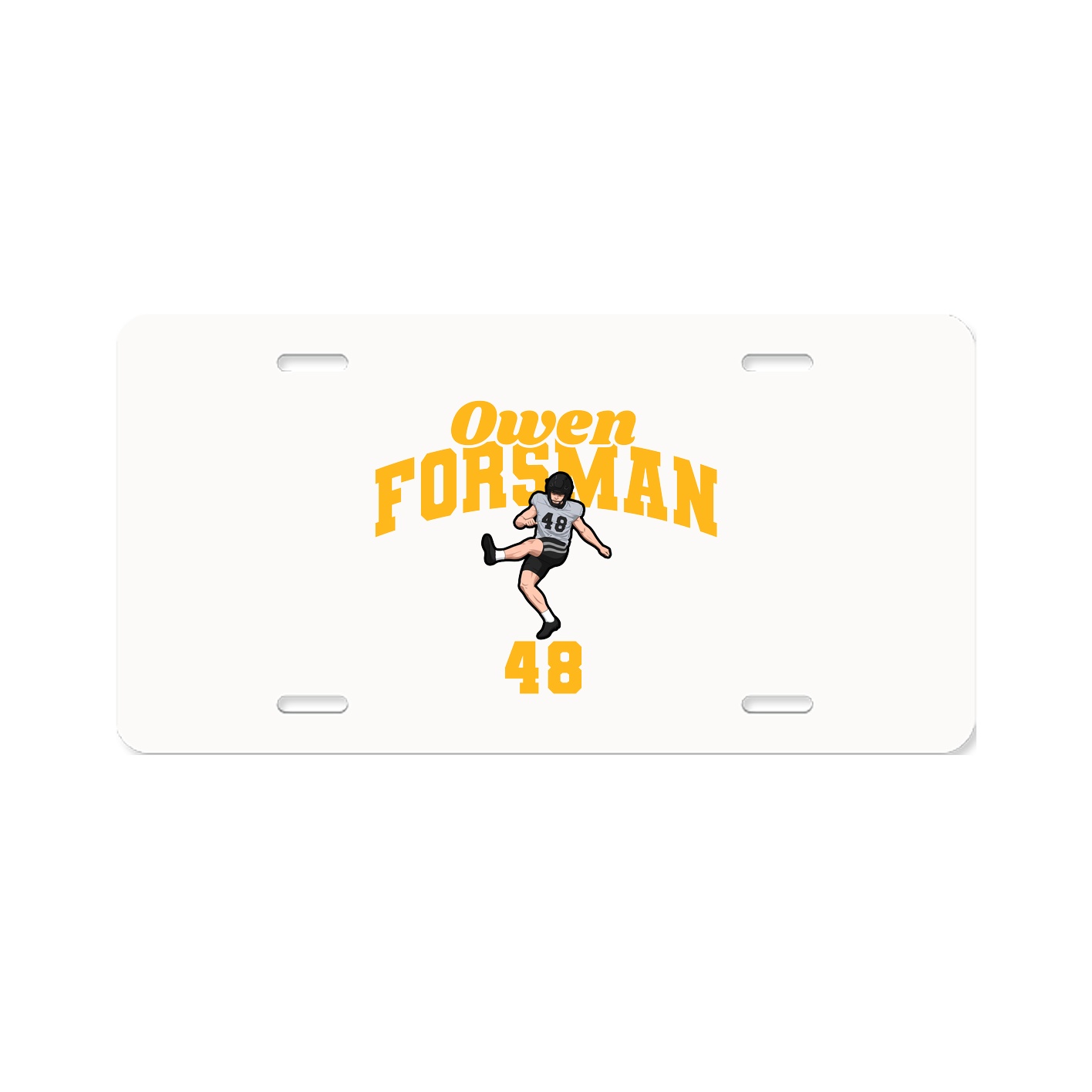 License Plate — Signature Arch in Classic