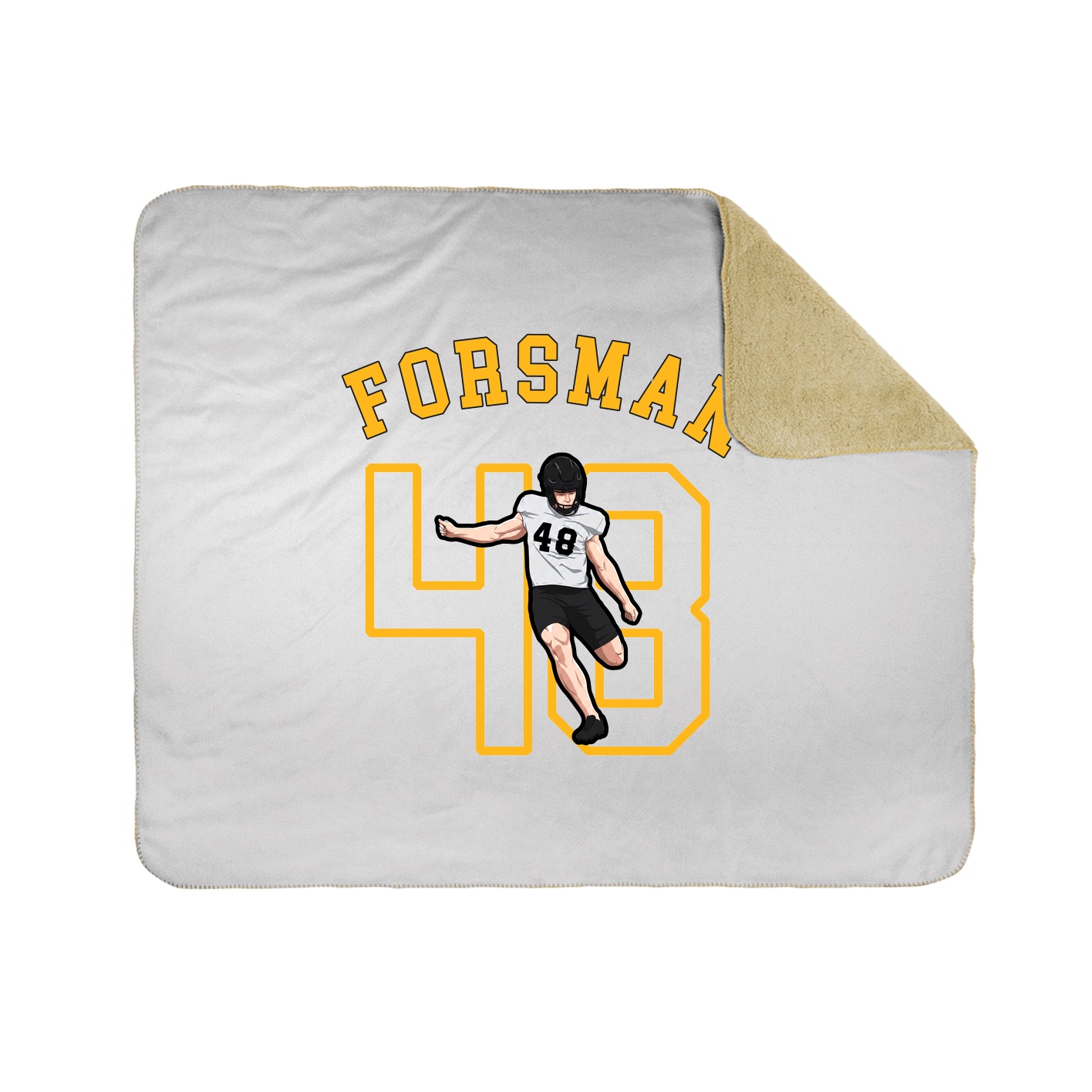 Throw Blanket — Shirsey Arch in White