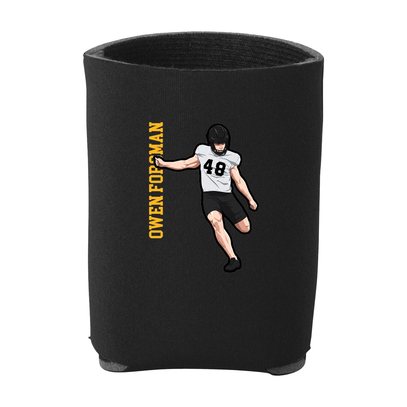 Can Holder — Name Vertical in Black