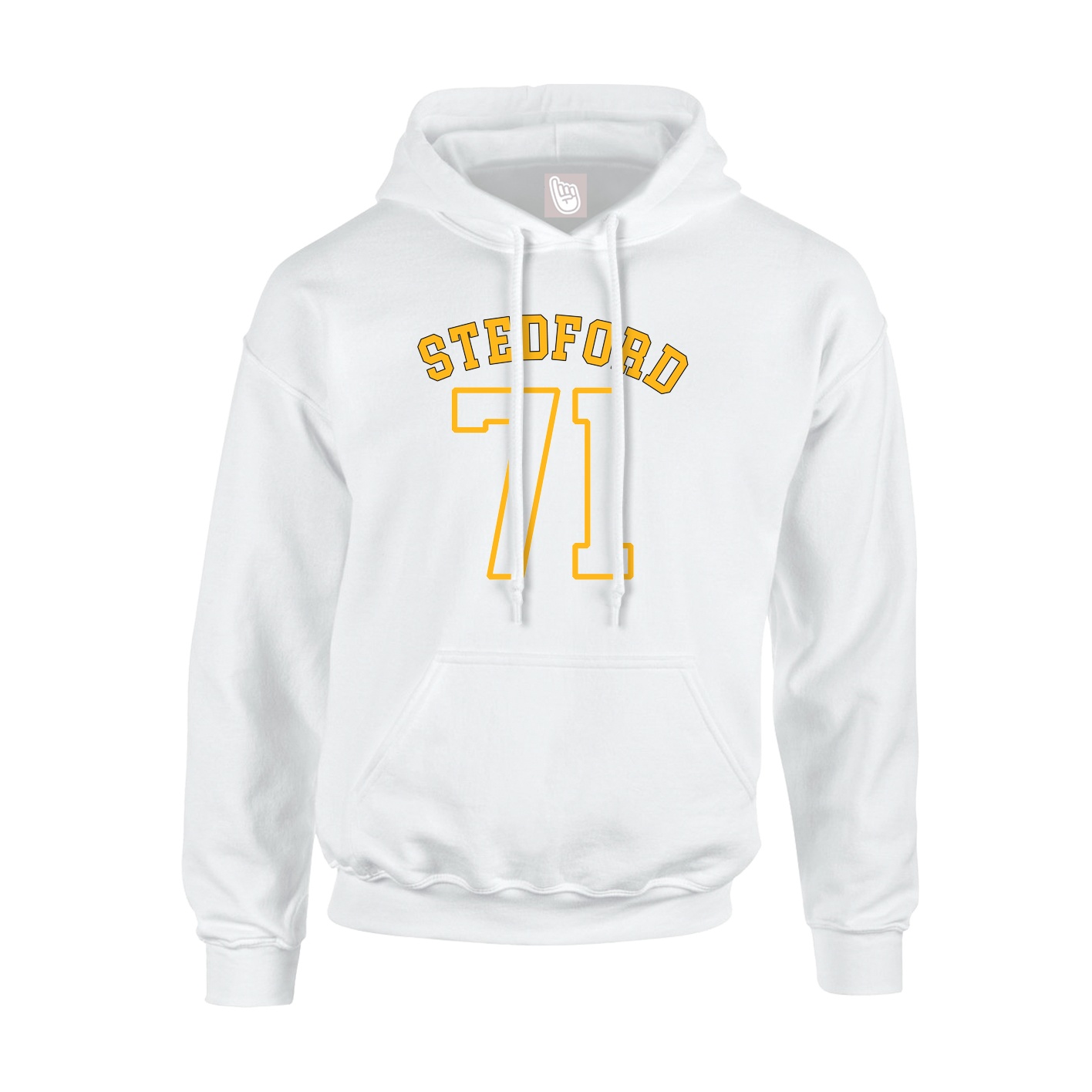 Hoodie — Shirsey Arch in White