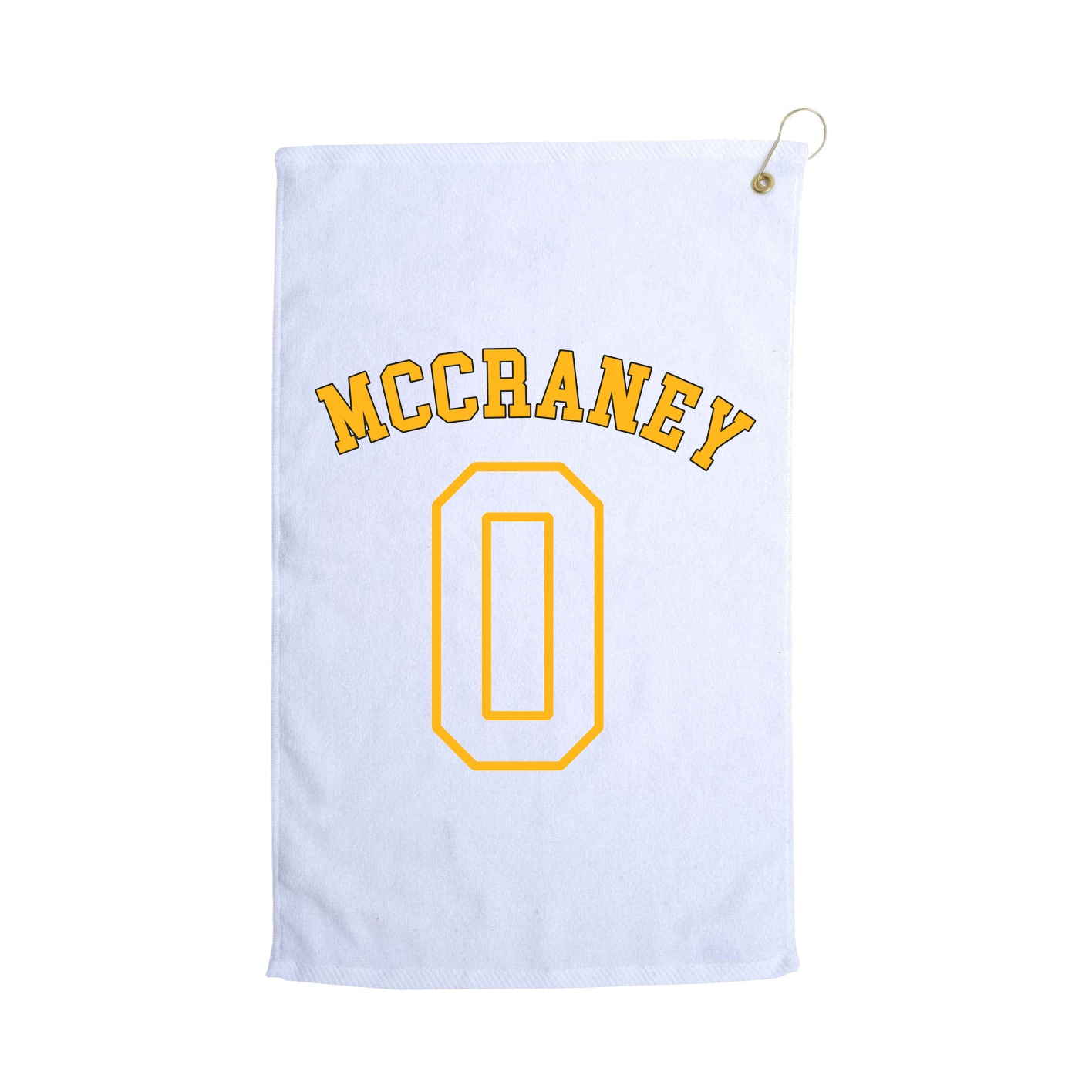 Golf Towel — Shirsey Arch in White