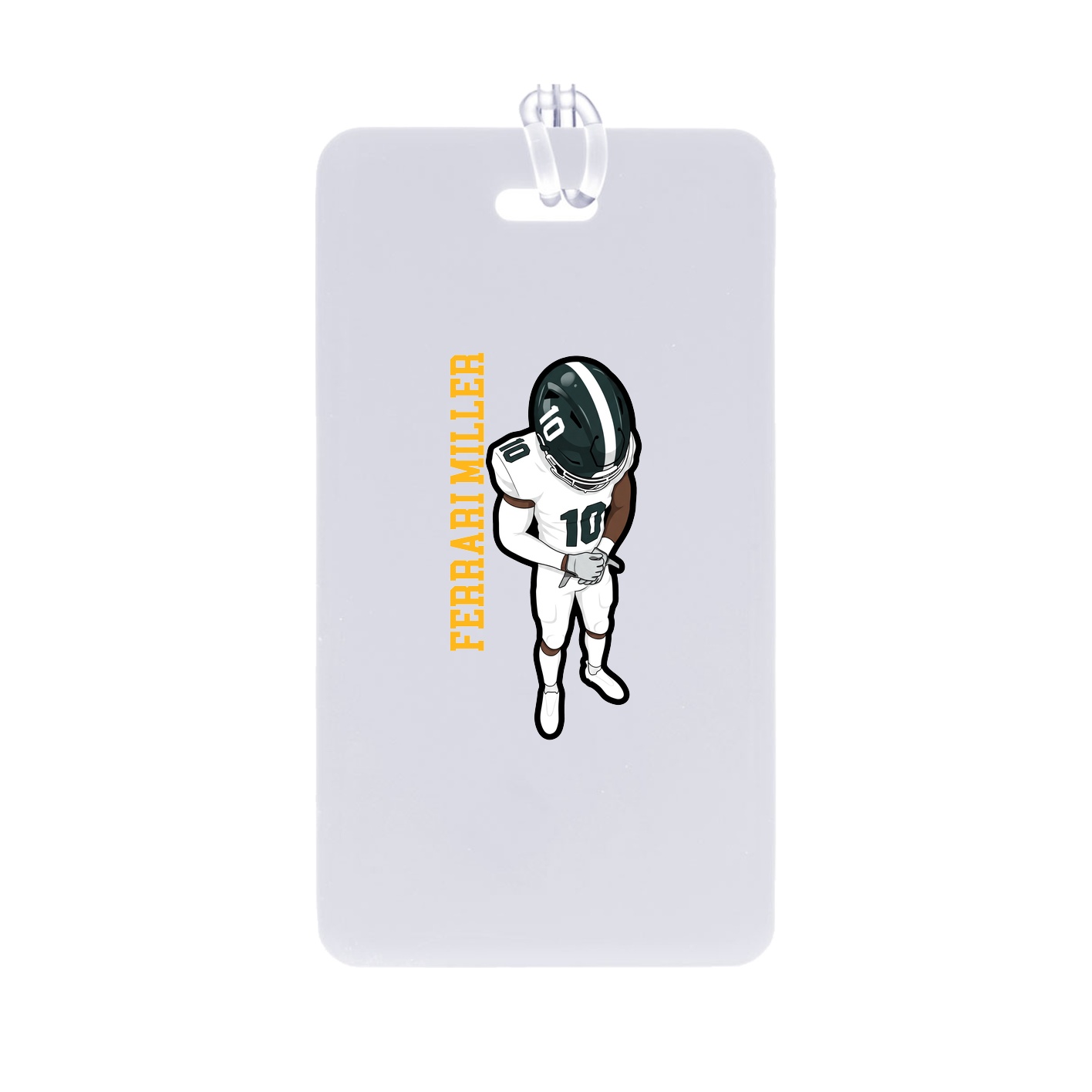 Bag Tag — Name Vertical in Classic
