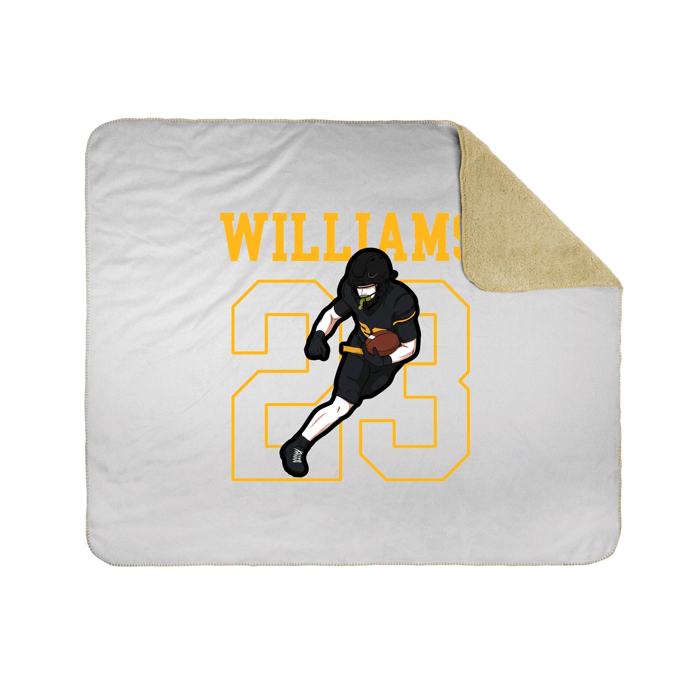 50x60 Sherpa Lined Throw Blanket