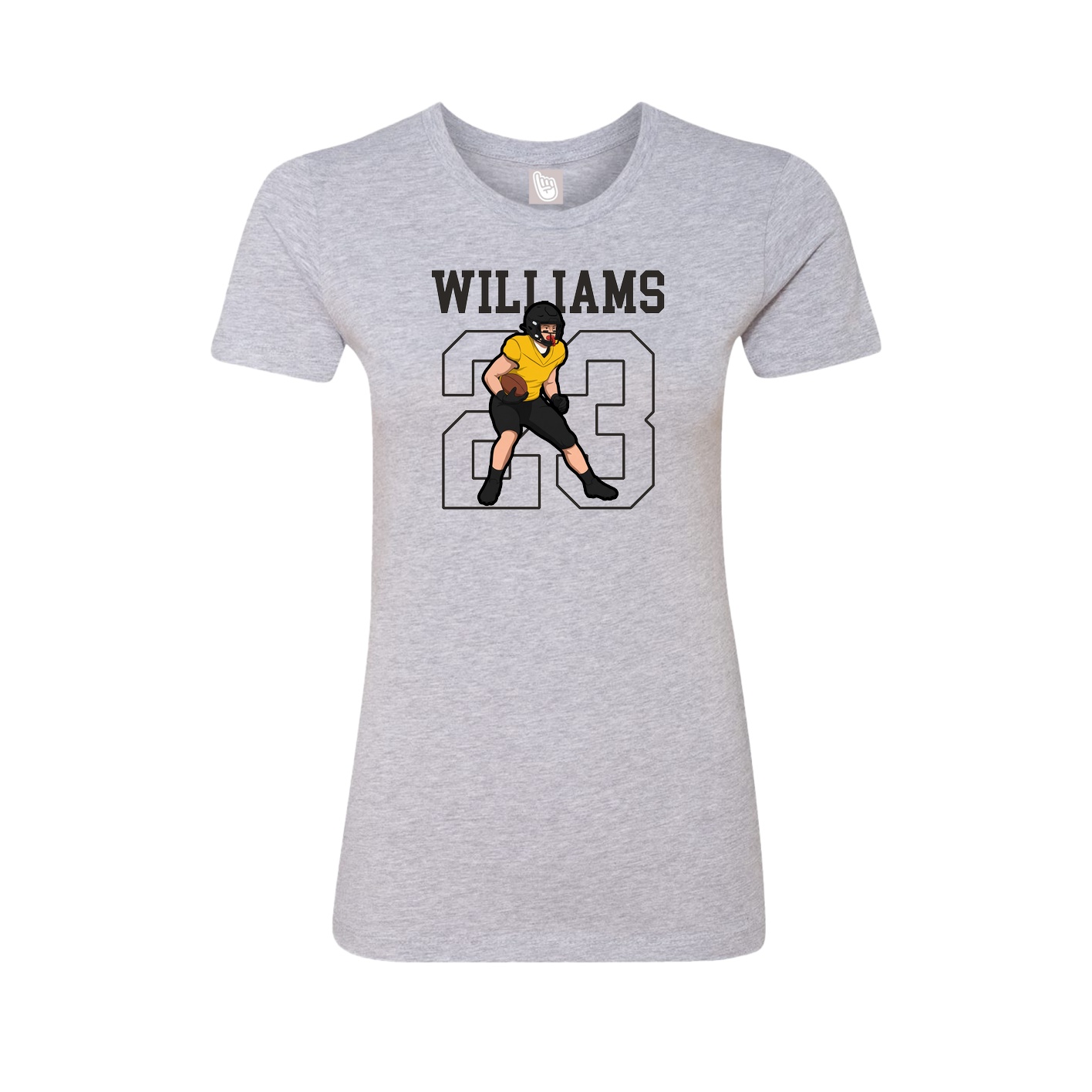 Fitted Women's Tee — Shirsey in Grey
