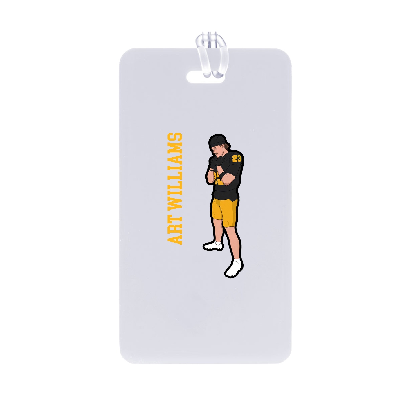 Bag Tag — Name Vertical in Classic
