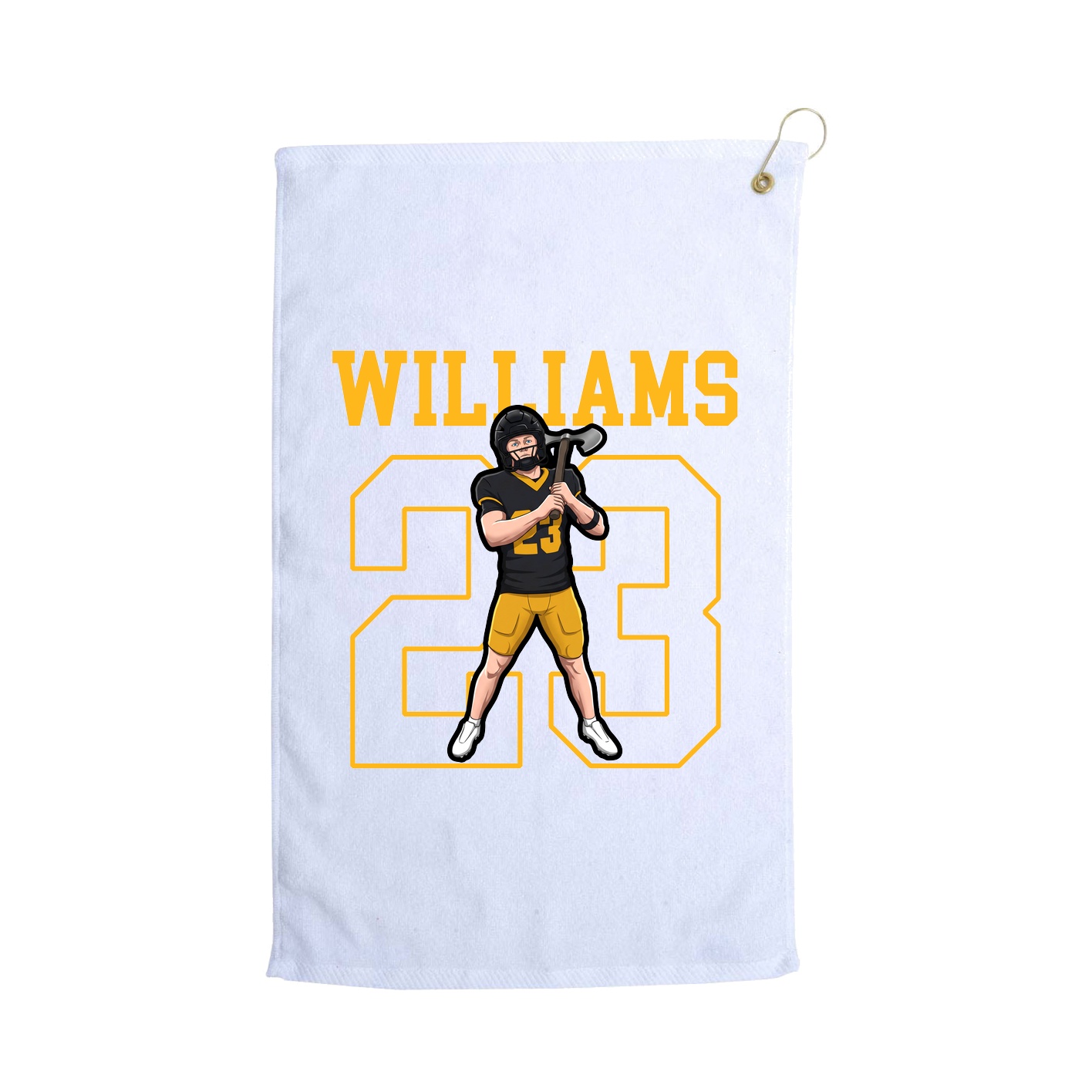 Golf Towel — Shirsey in White