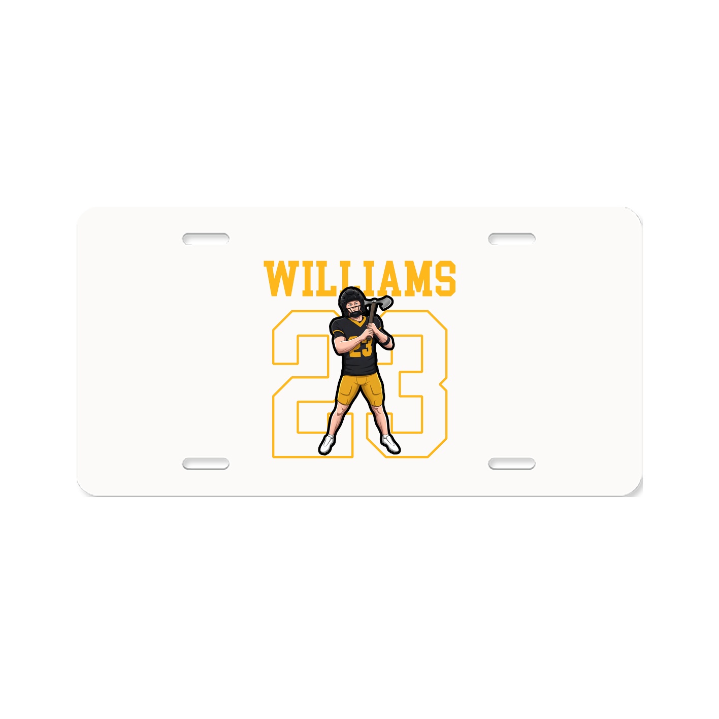 License Plate — Shirsey in Classic