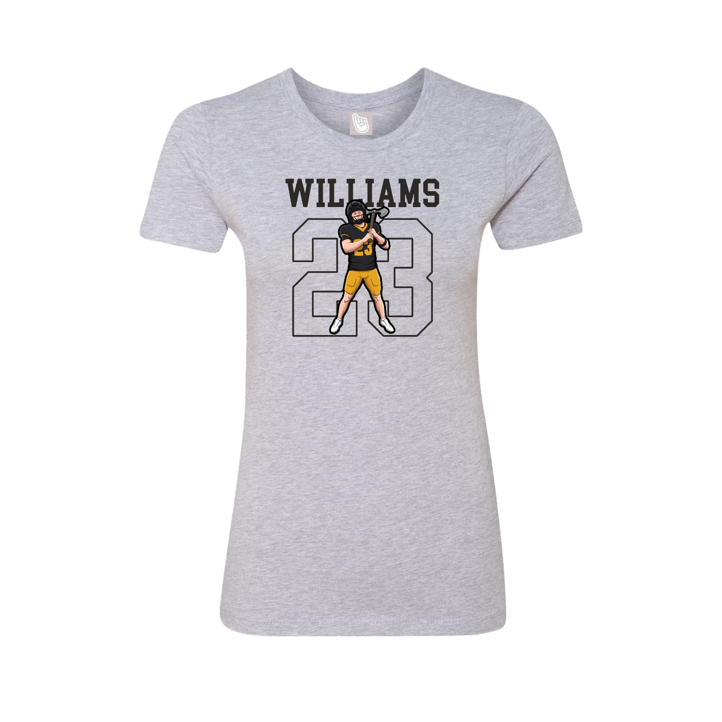 Fitted Women's Tee — Shirsey in Grey
