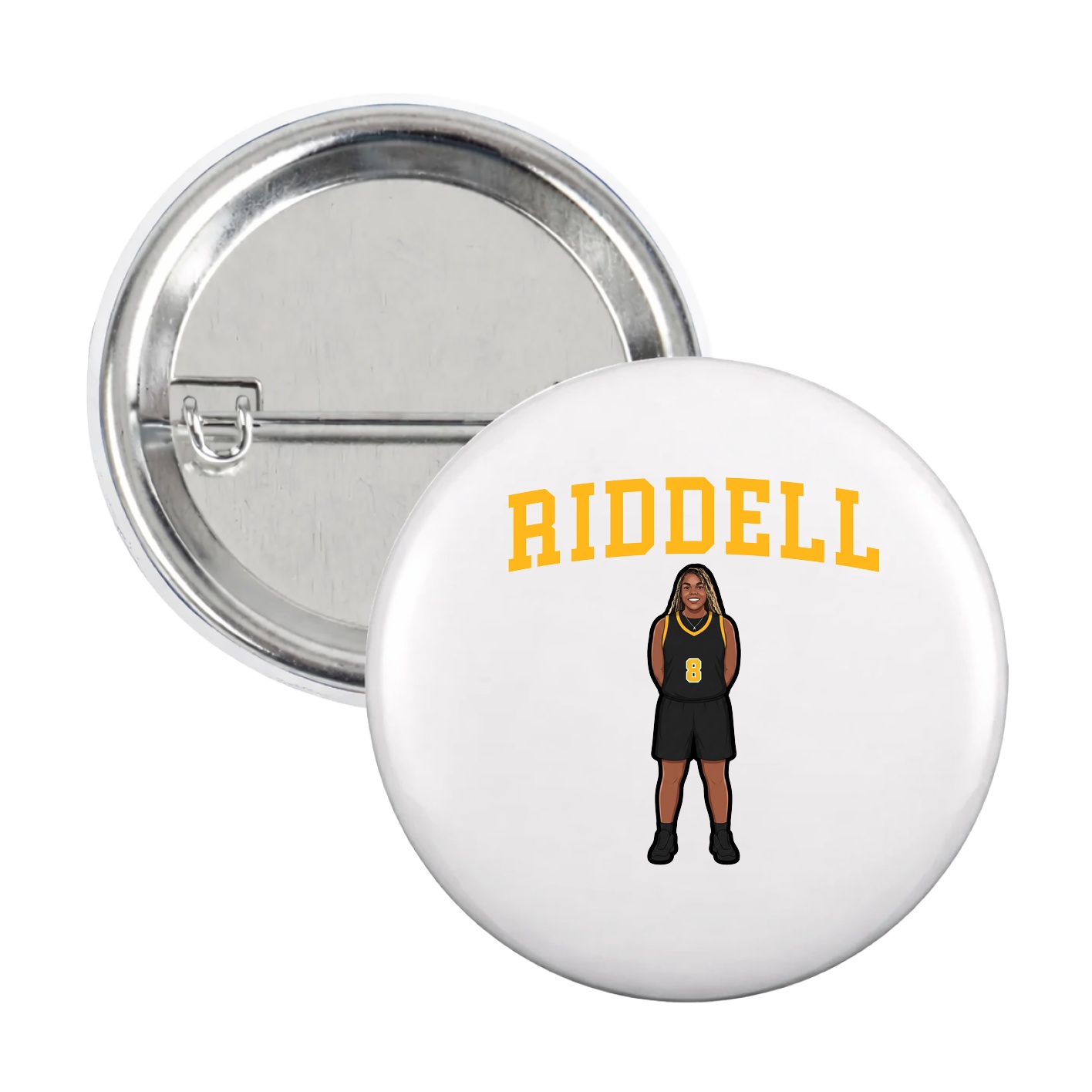 Game Day Button — Shirsey in White