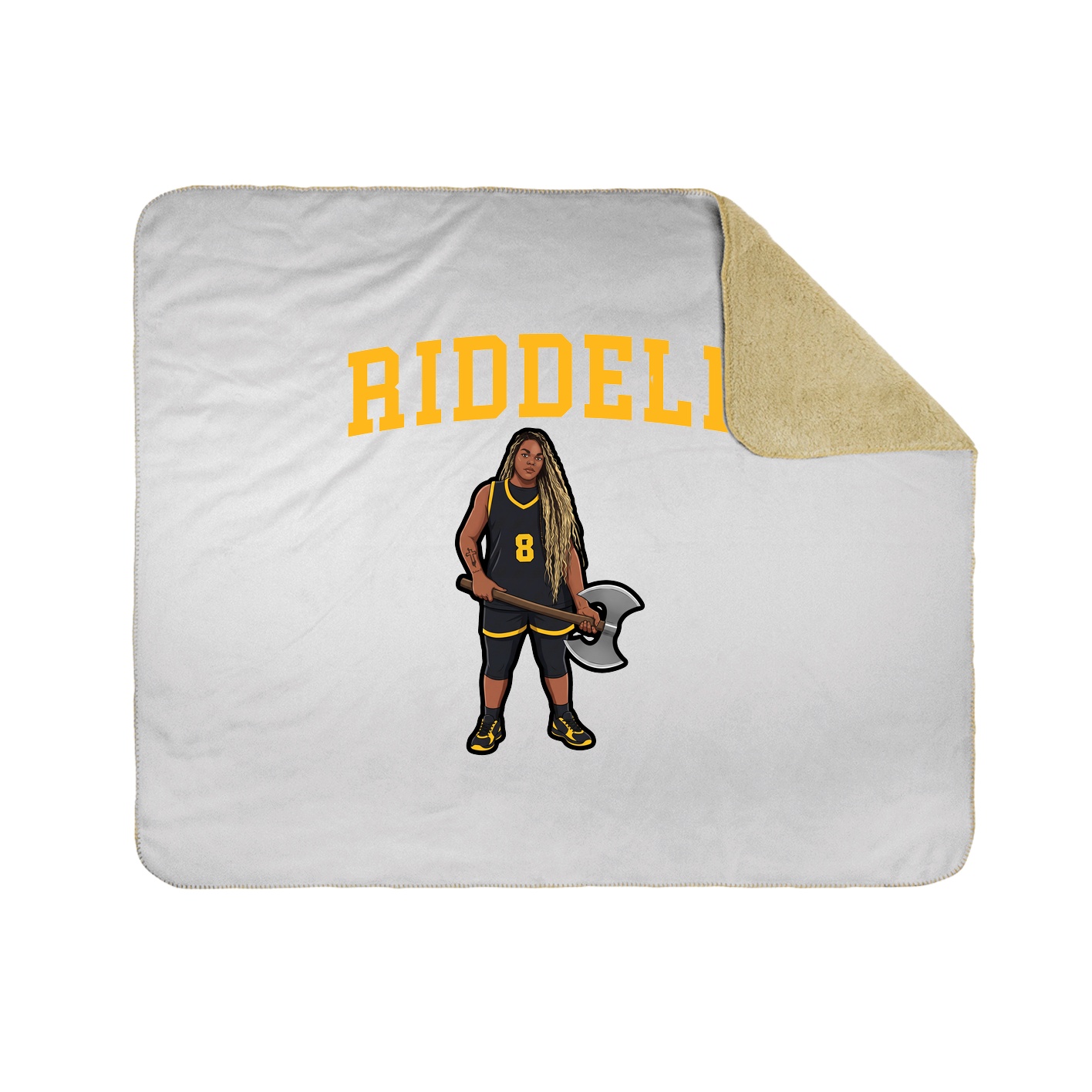 Throw Blanket — Shirsey in White