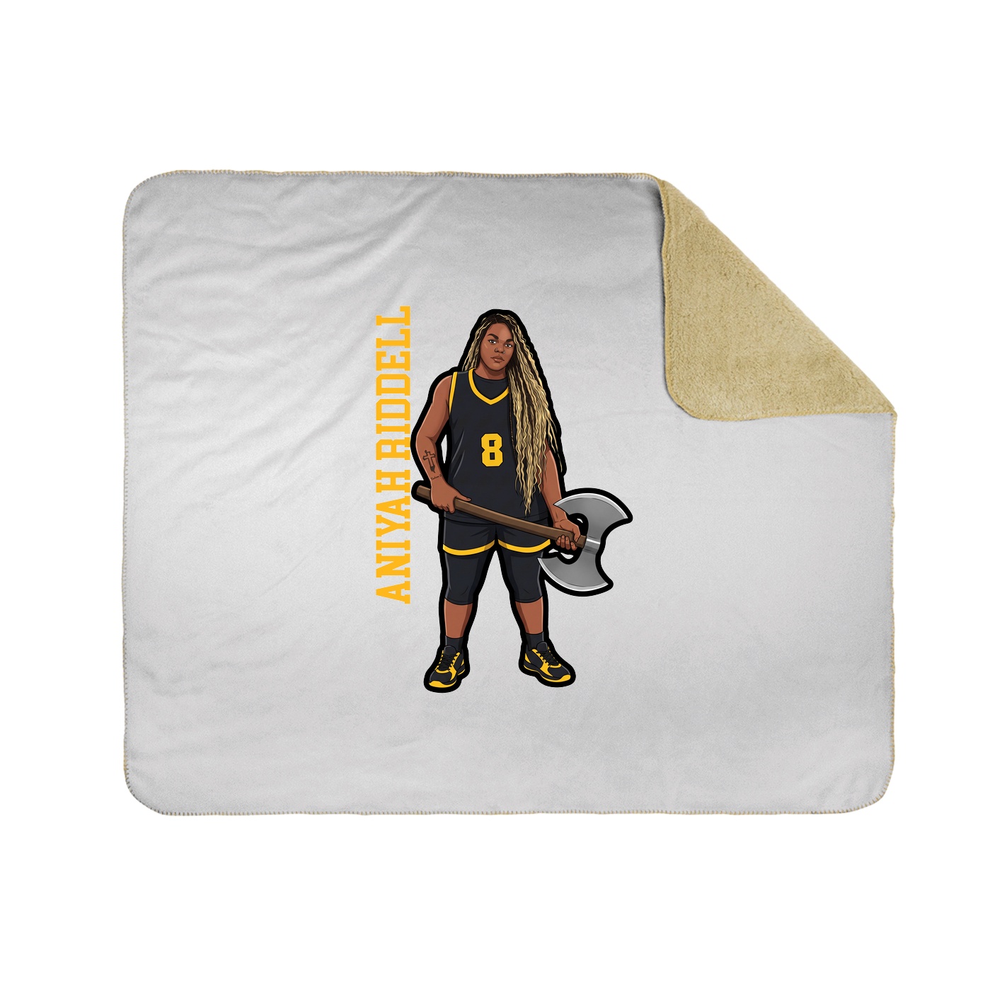 50x60 Sherpa Lined Throw Blanket