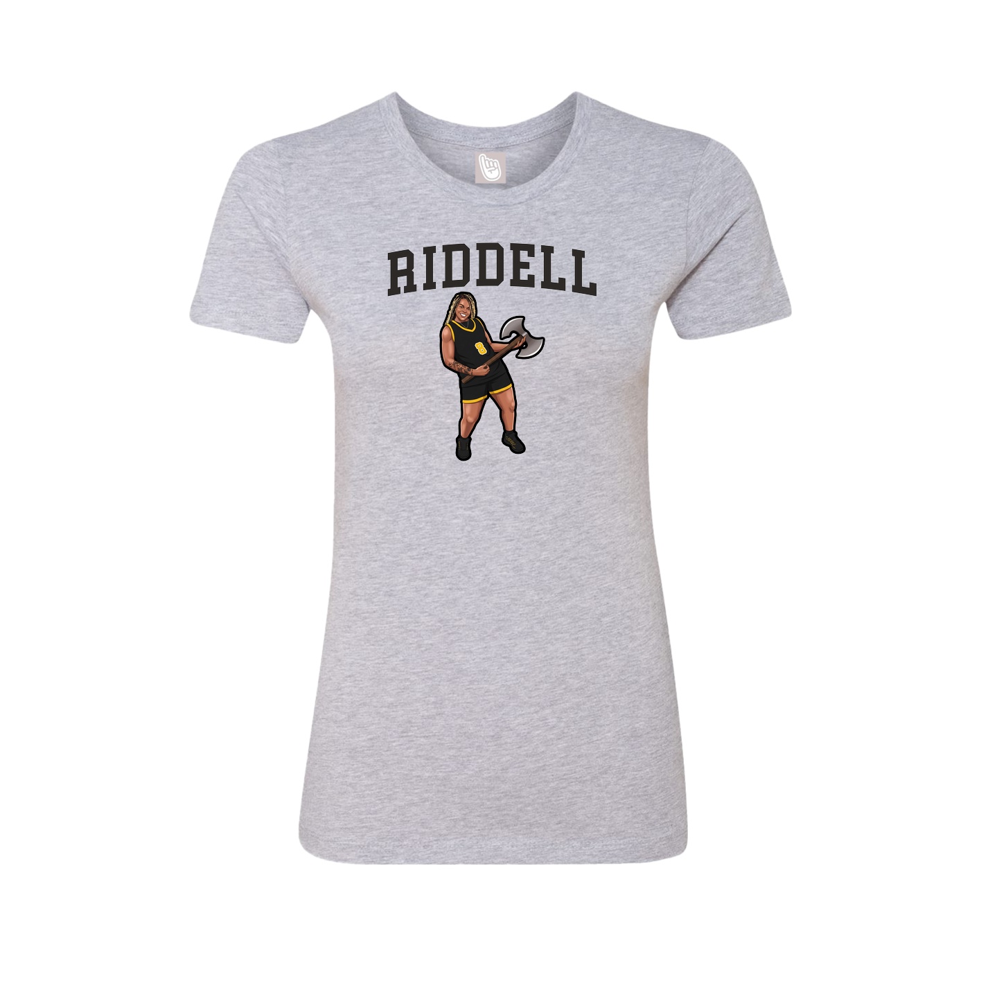 Fitted Women's Tee — Shirsey in Grey