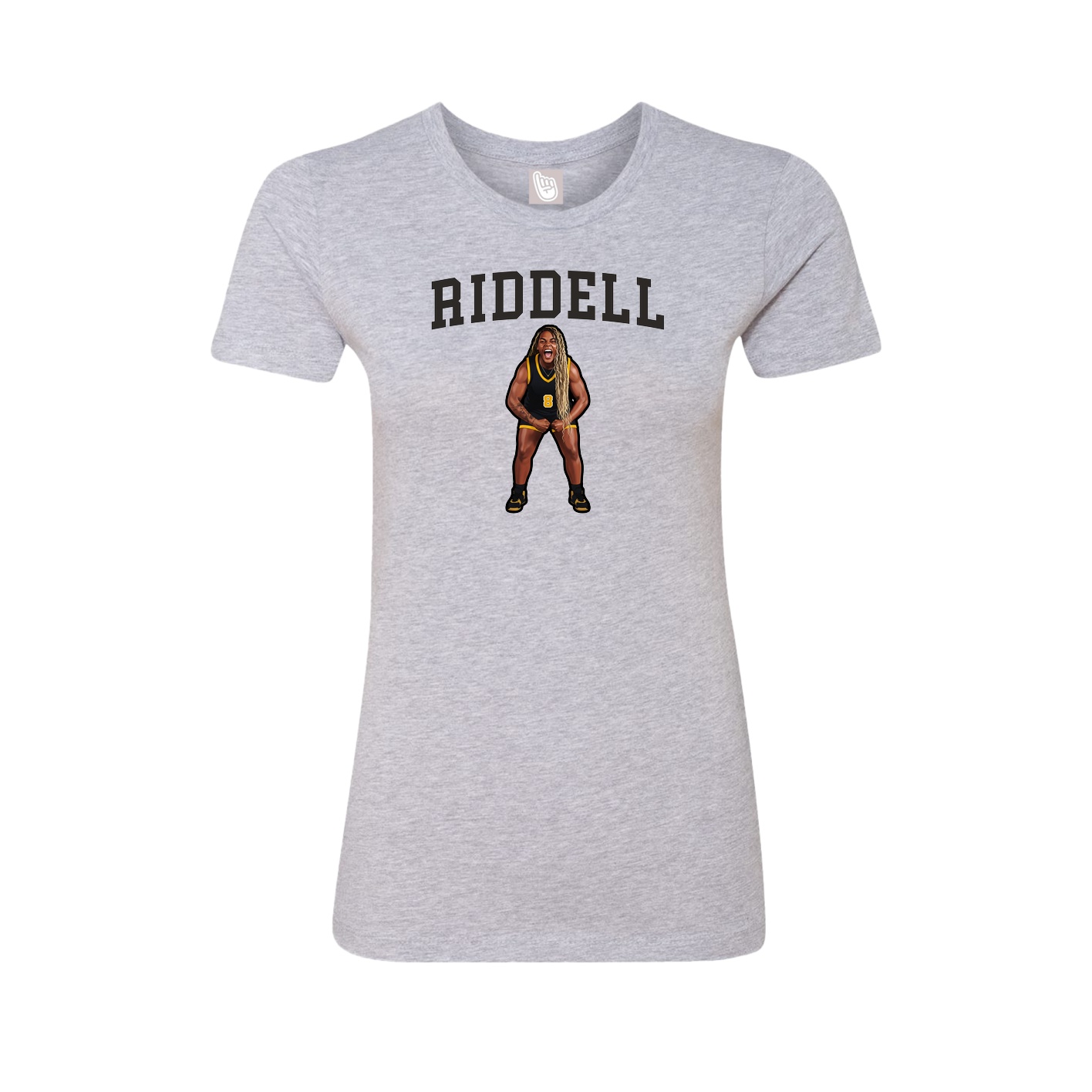 Fitted Women's Tee — Shirsey in Grey