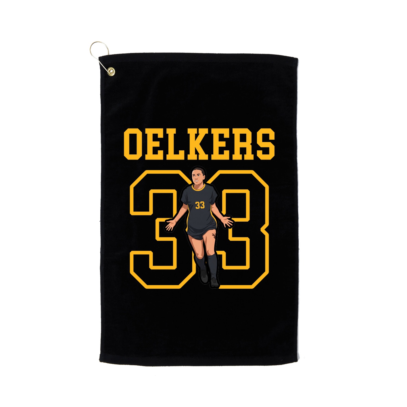 Golf Towel — Shirsey in Black