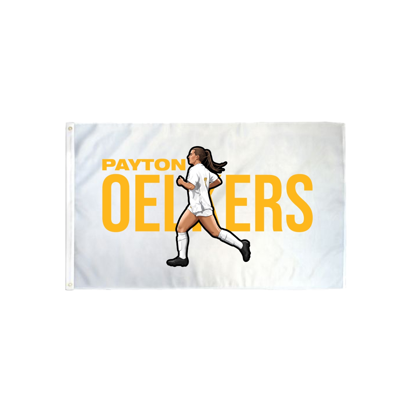 3x5 Flag — Player Name in Classic