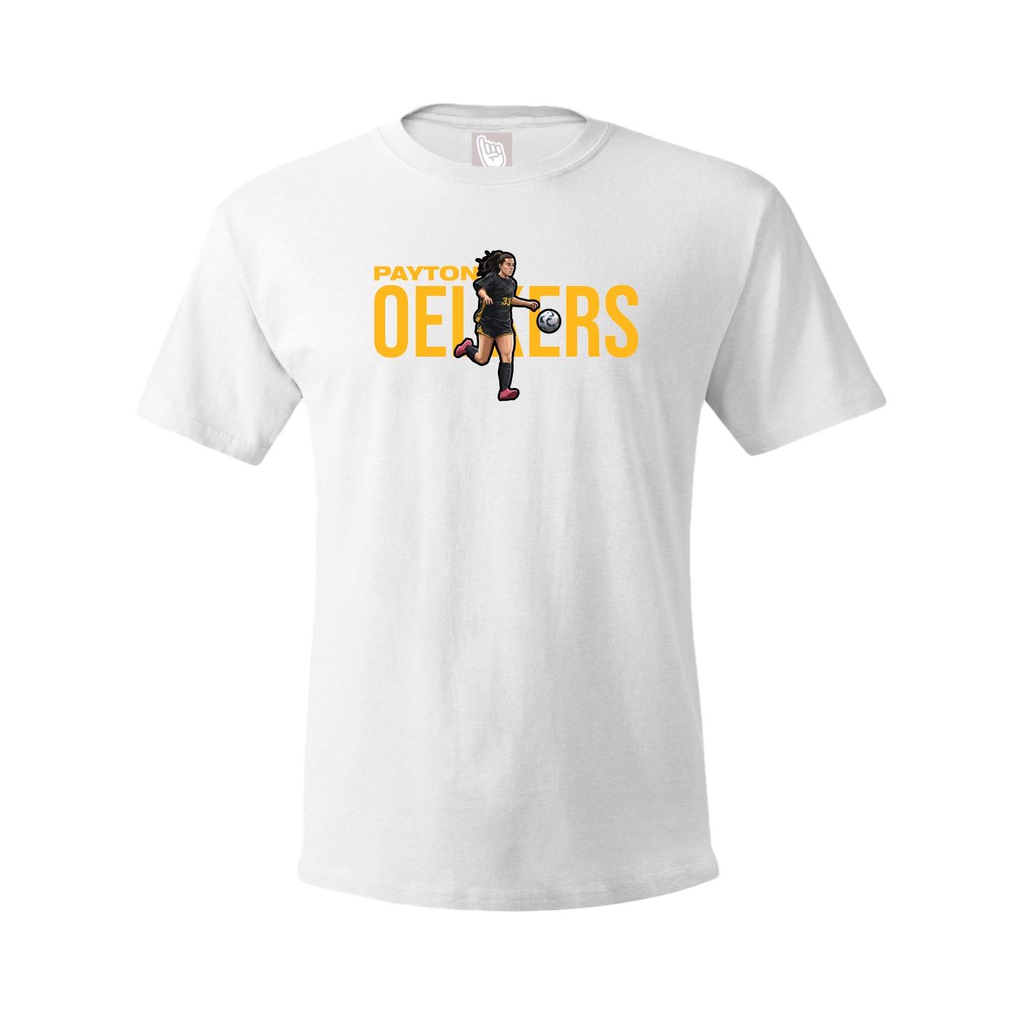 Youth Tee — Player Name in White