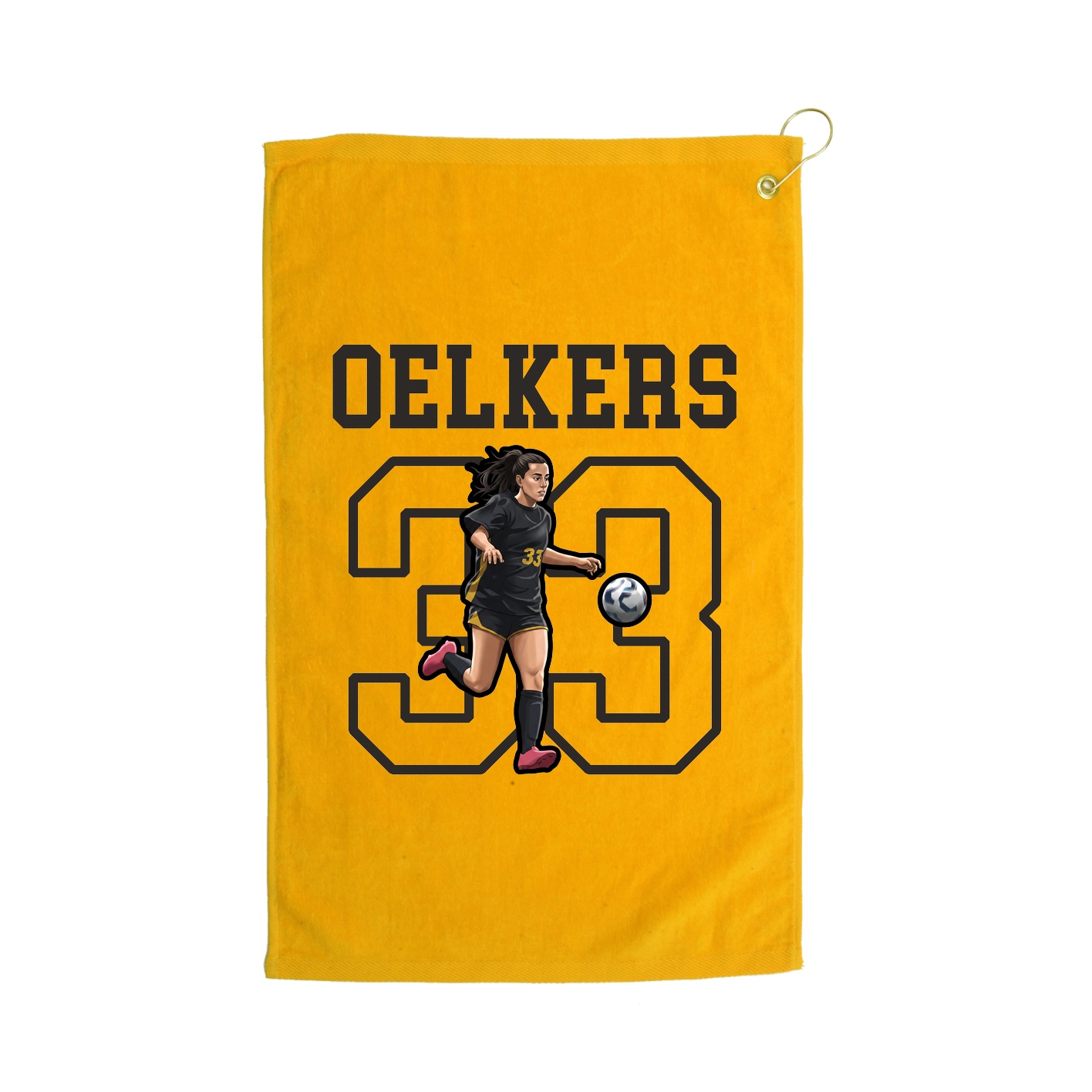 Golf Towel — Shirsey in Gold