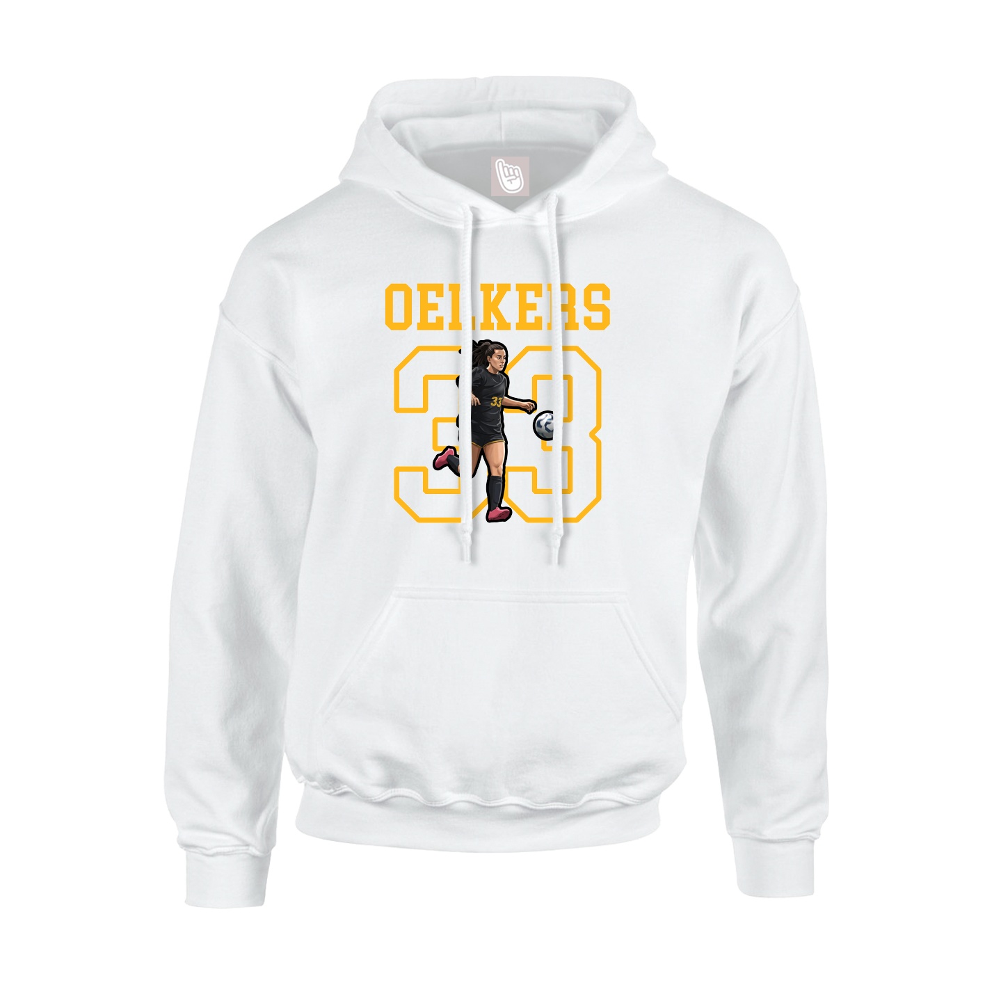 Youth Hoodie — Shirsey in White