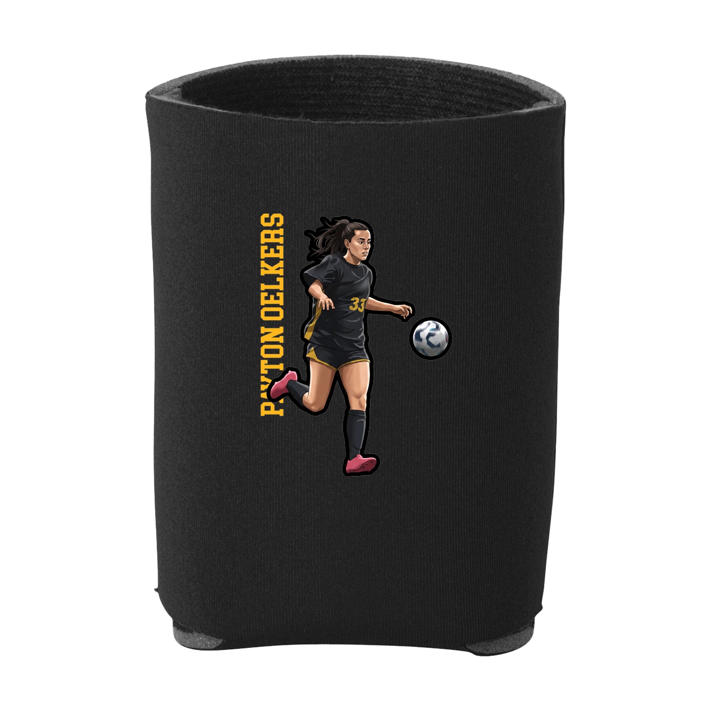 Can Holder — Name Vertical in Black