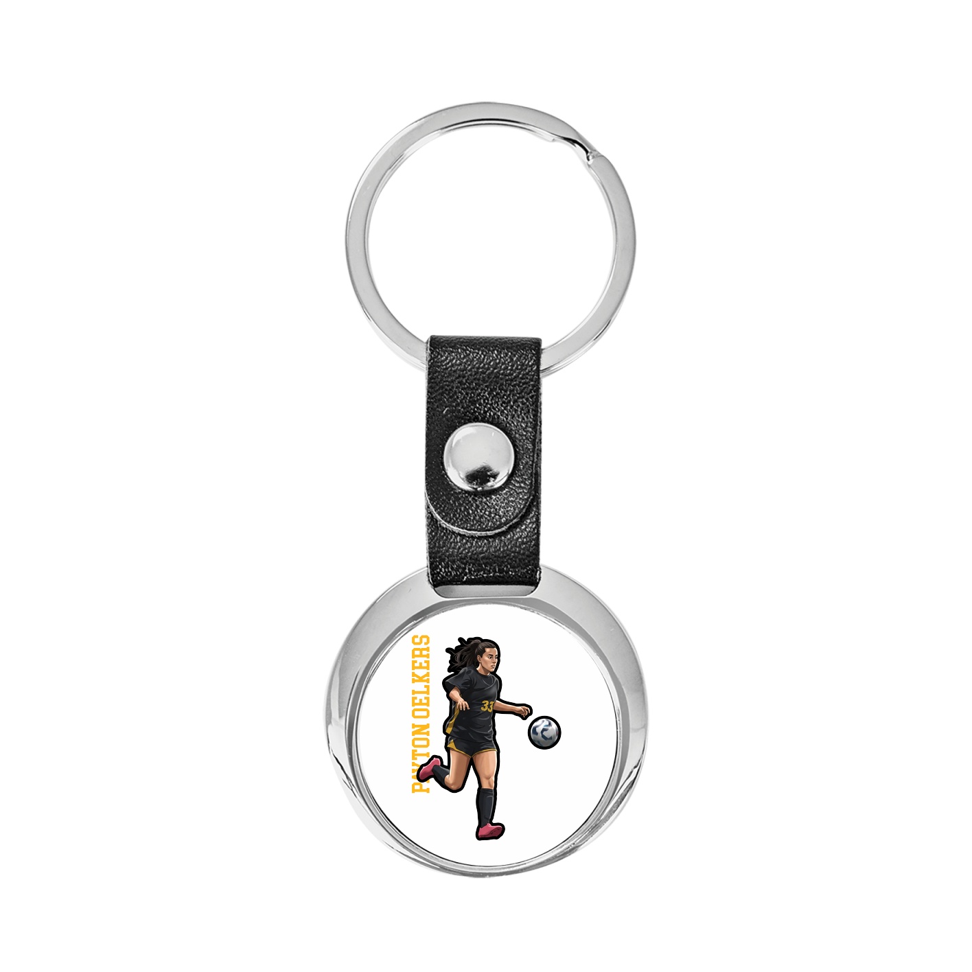 Key Chain — Name Vertical in Classic