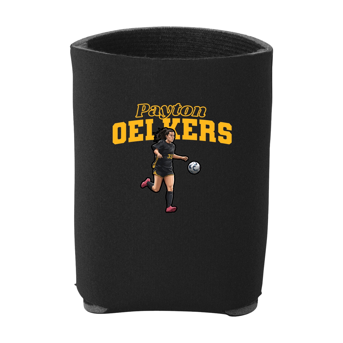 Can Holder — Name Arch in Black