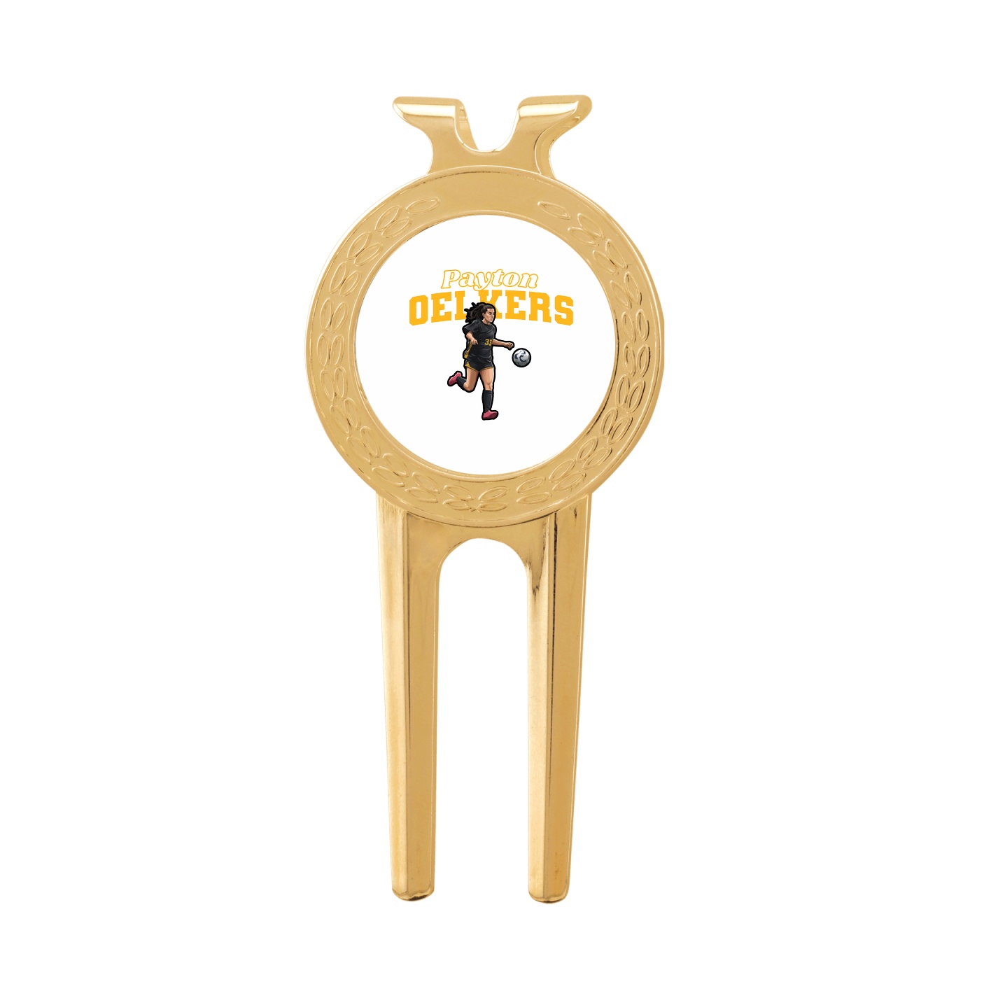 Divot Tool with Ball Marker — Name Arch in Classic