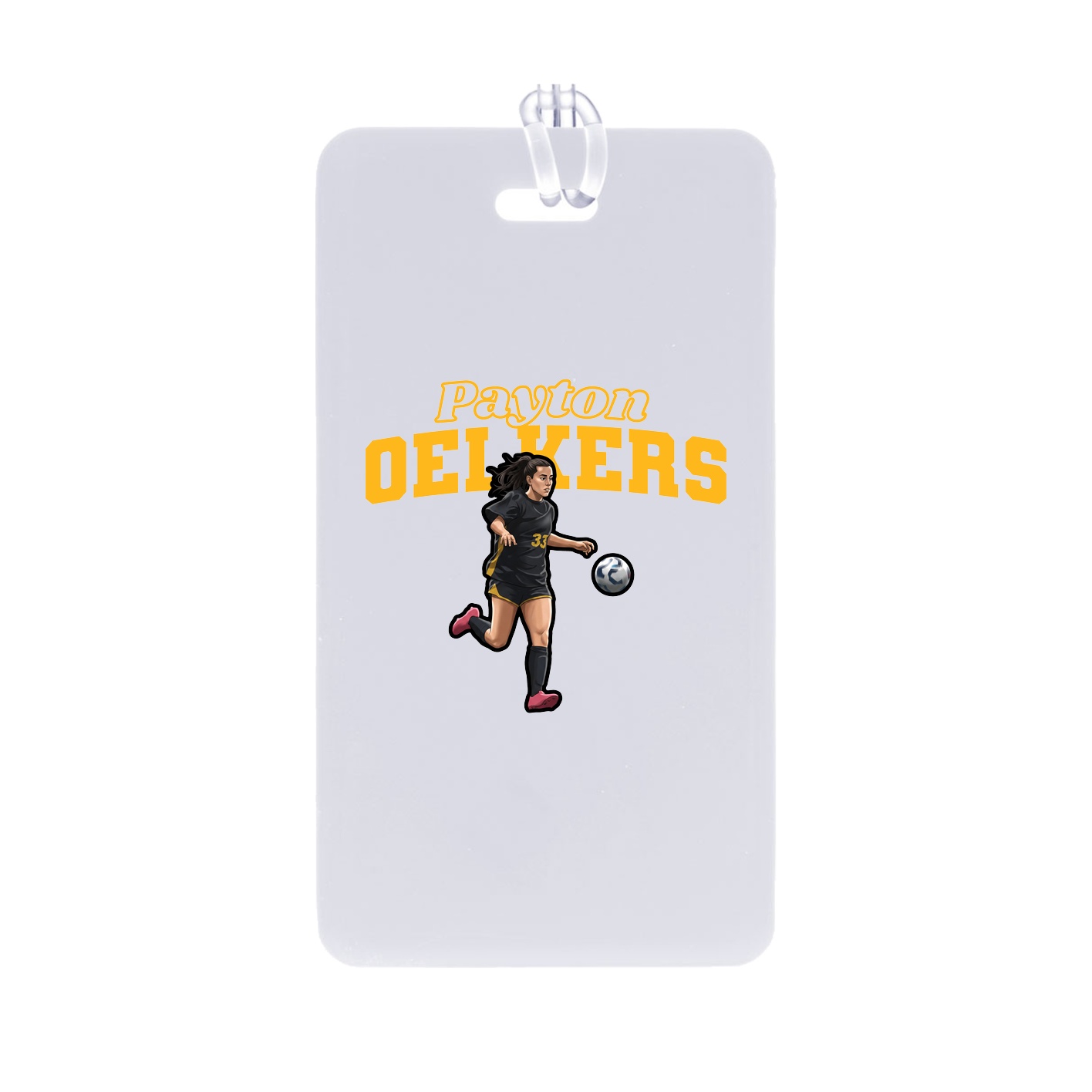Bag Tag — Name Arch in Classic