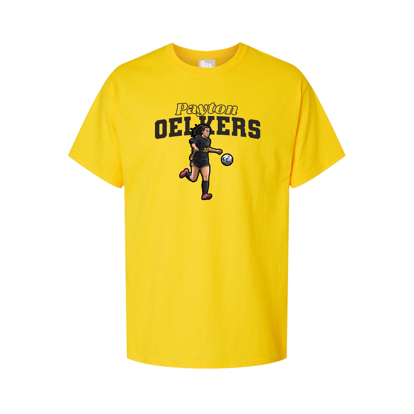 Tee — Name Arch in Gold