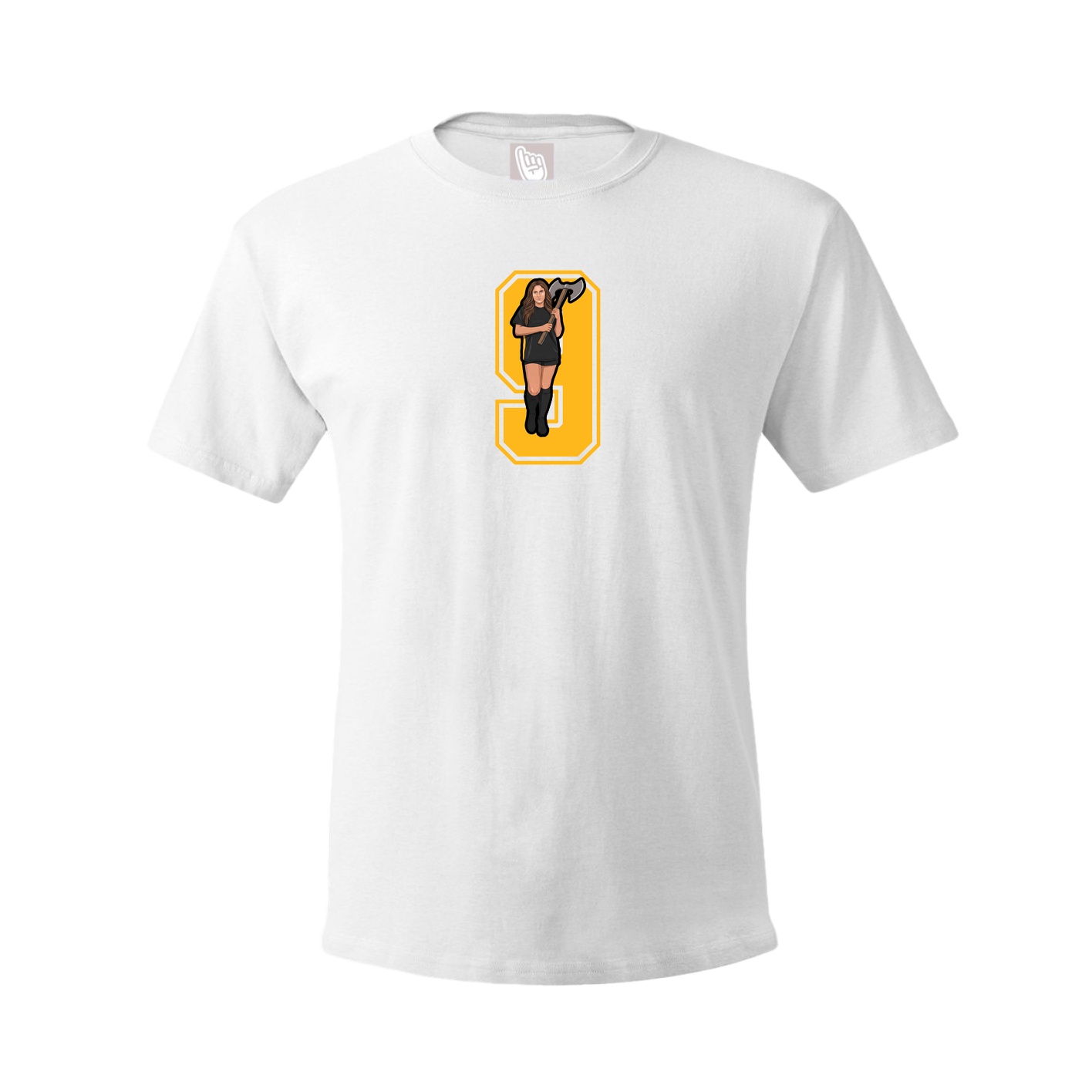 Tee — Number in White
