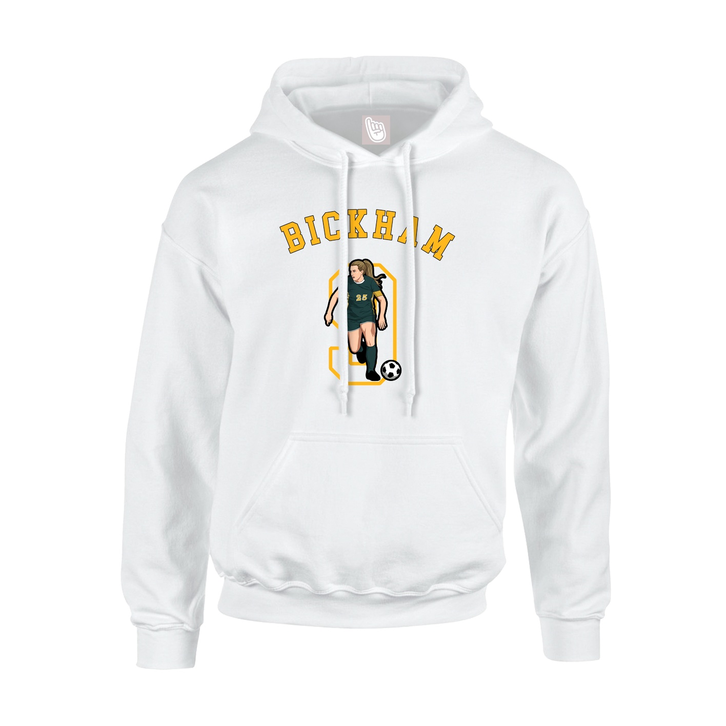 Youth Hoodie — Shirsey Arch in White