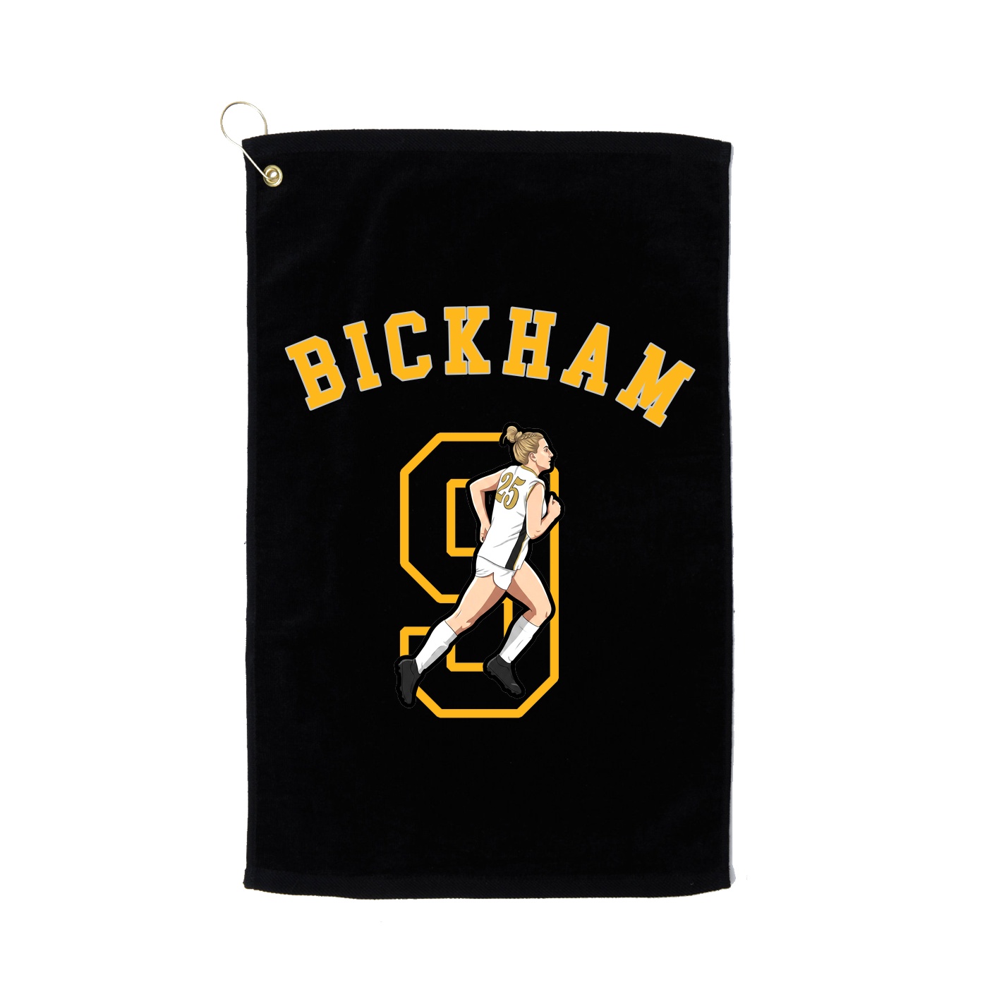 Golf Towel — Shirsey Arch in Black