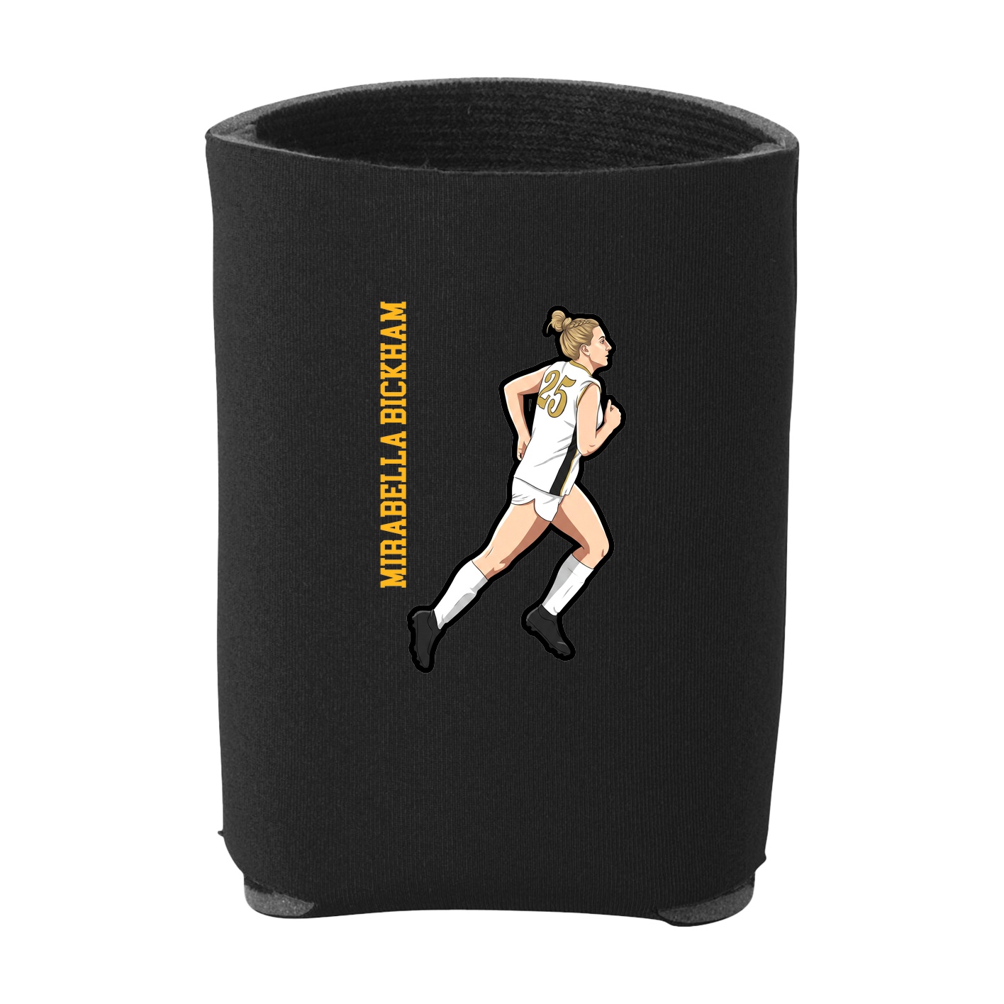 Can Holder — Name Vertical in Black