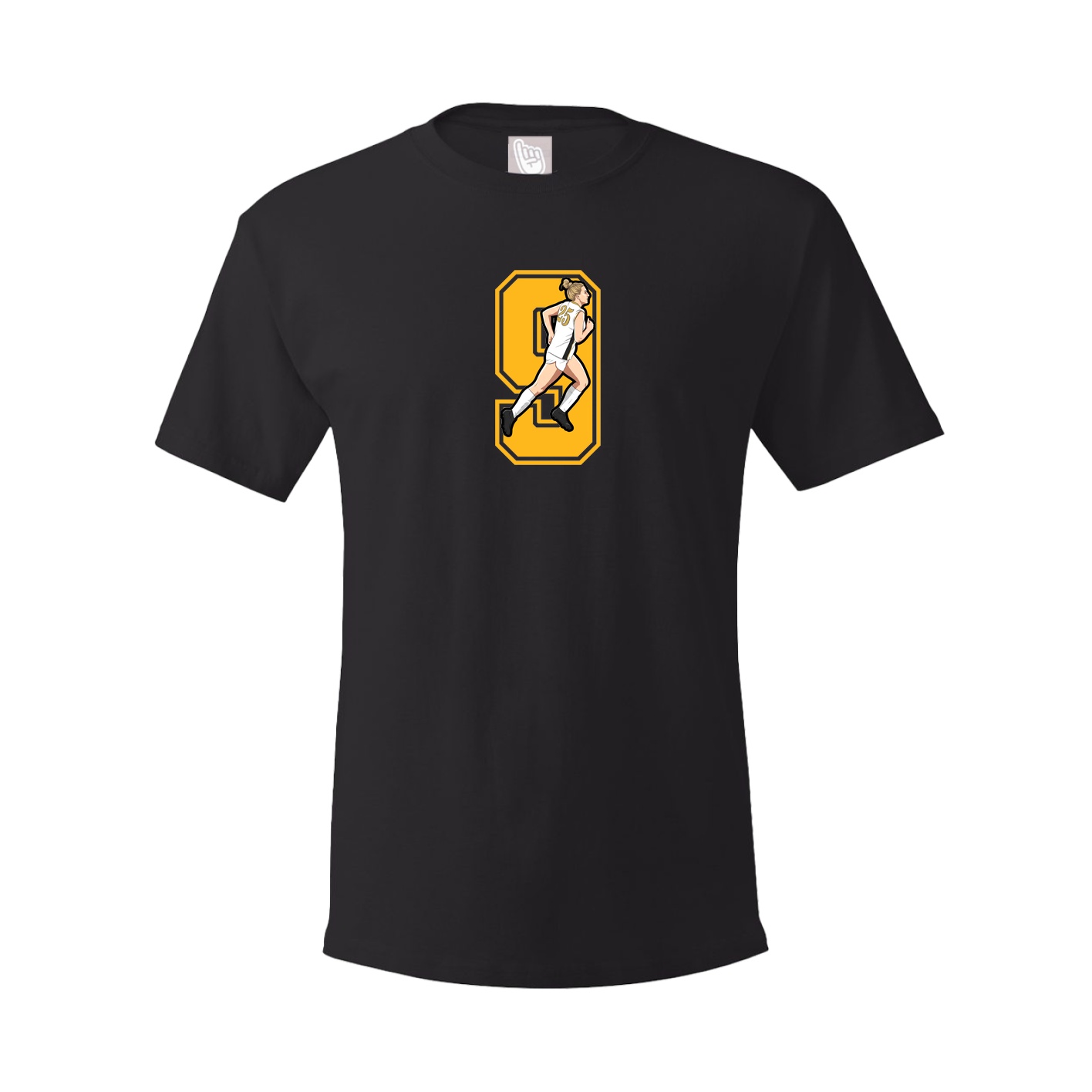 Youth Tee — Number in Black
