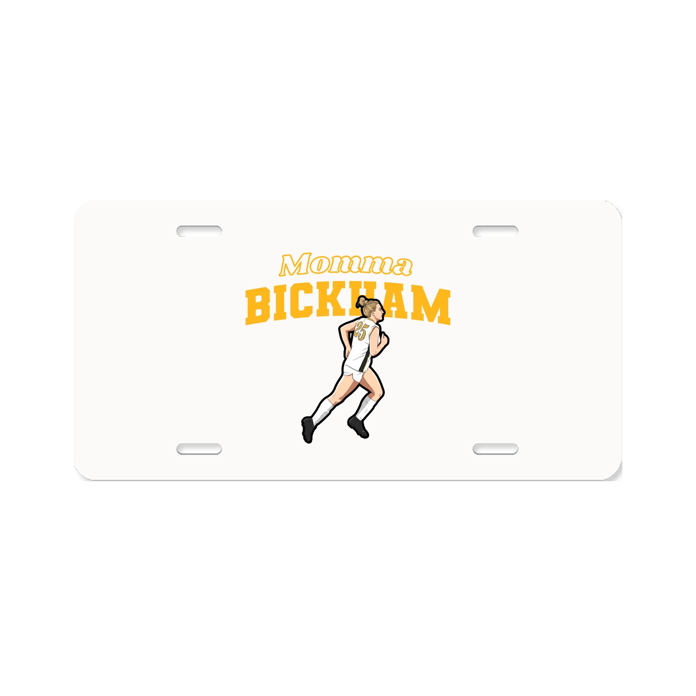 License Plate — Mothers Day Block in Classic