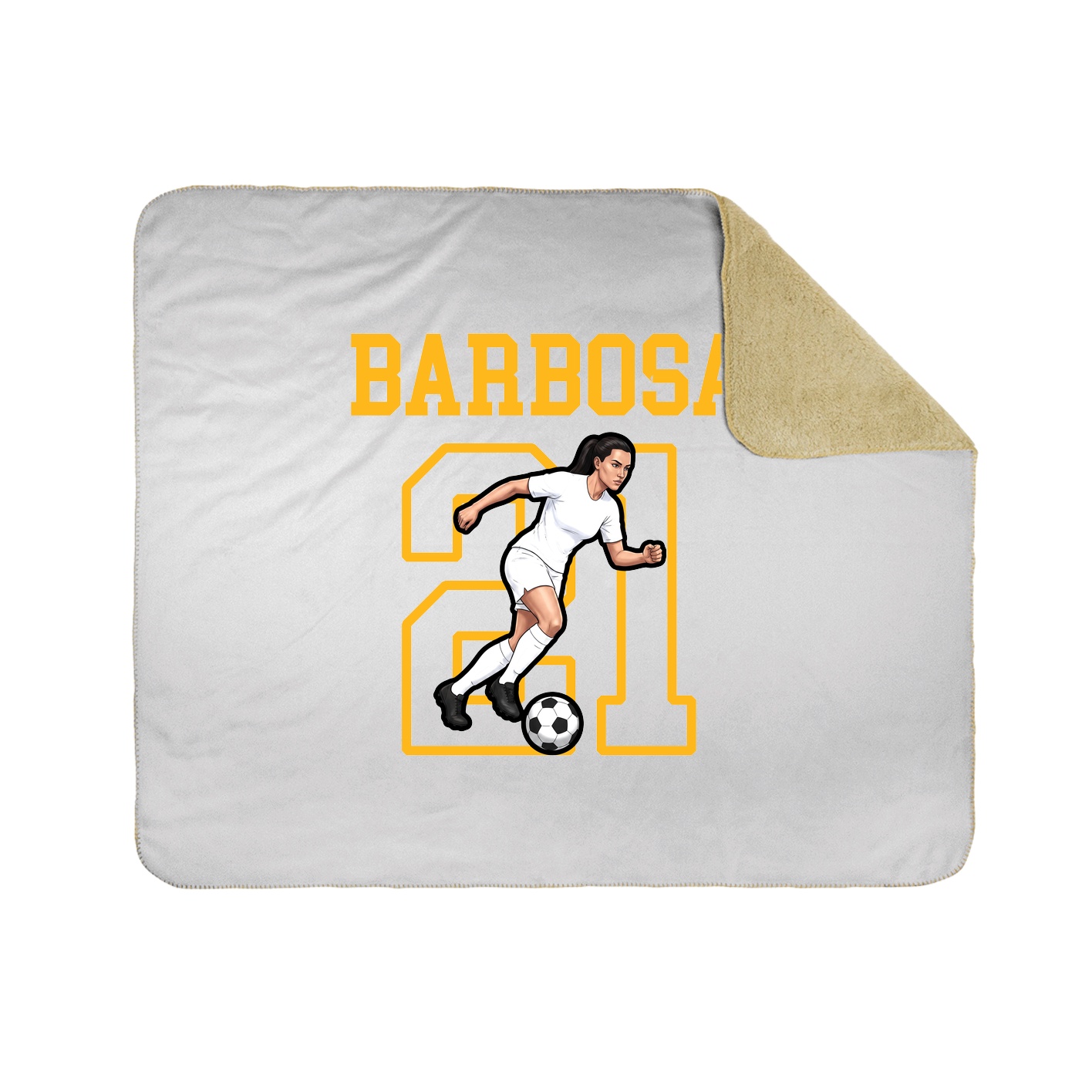 Throw Blanket — Shirsey in White