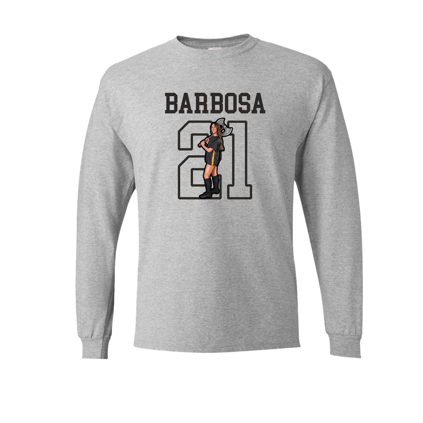 Long Sleeve Tee — Shirsey in Grey
