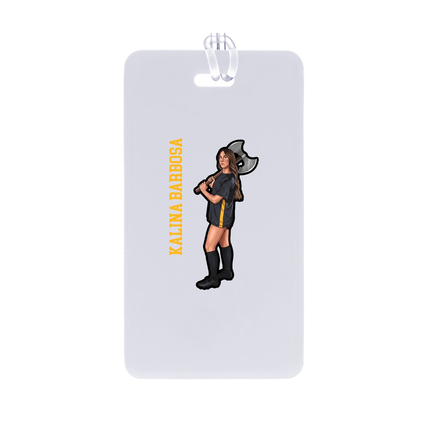 Bag Tag — Name Vertical in Classic