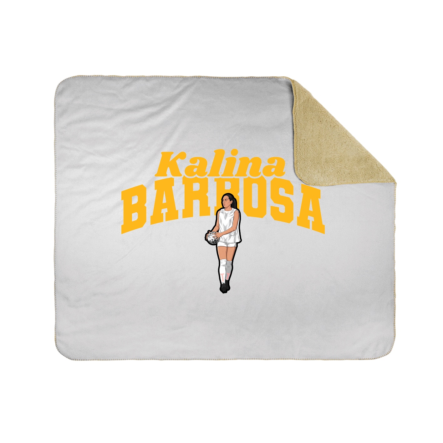 Throw Blanket — Signature Arch in White