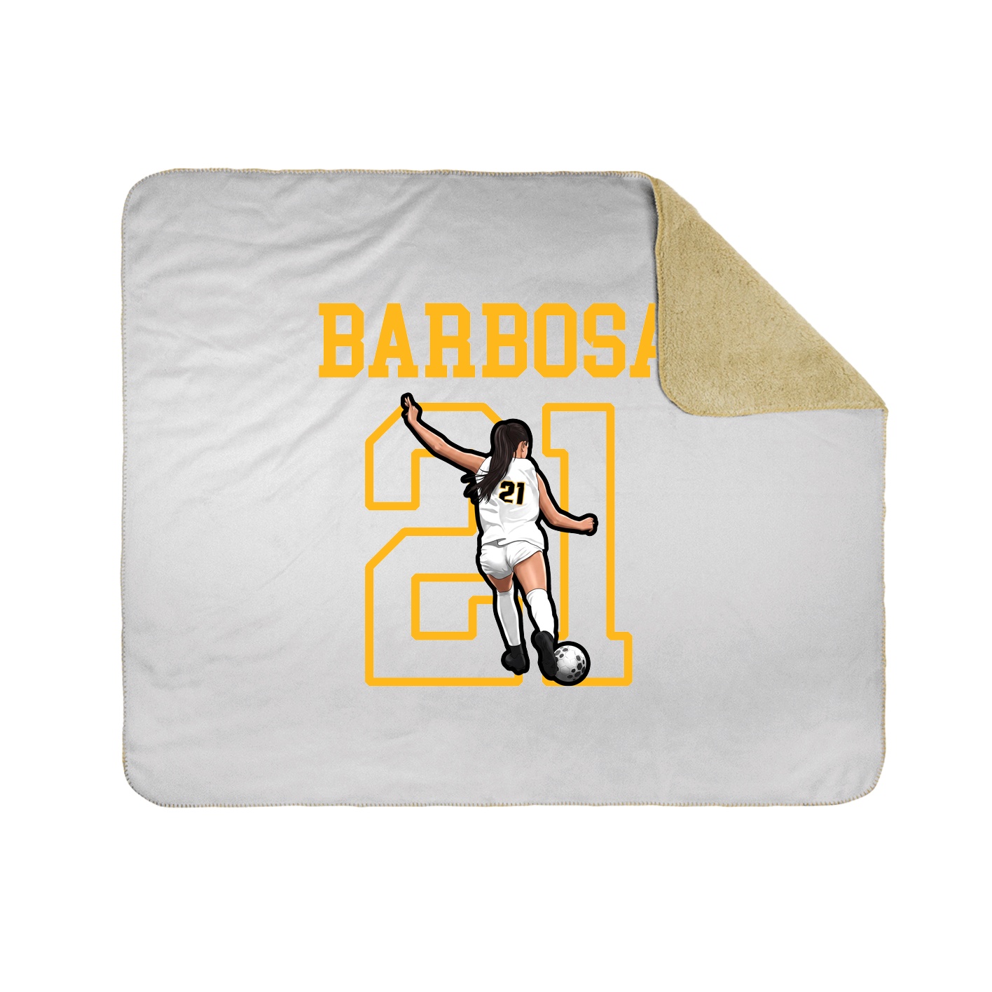 Throw Blanket — Shirsey in White