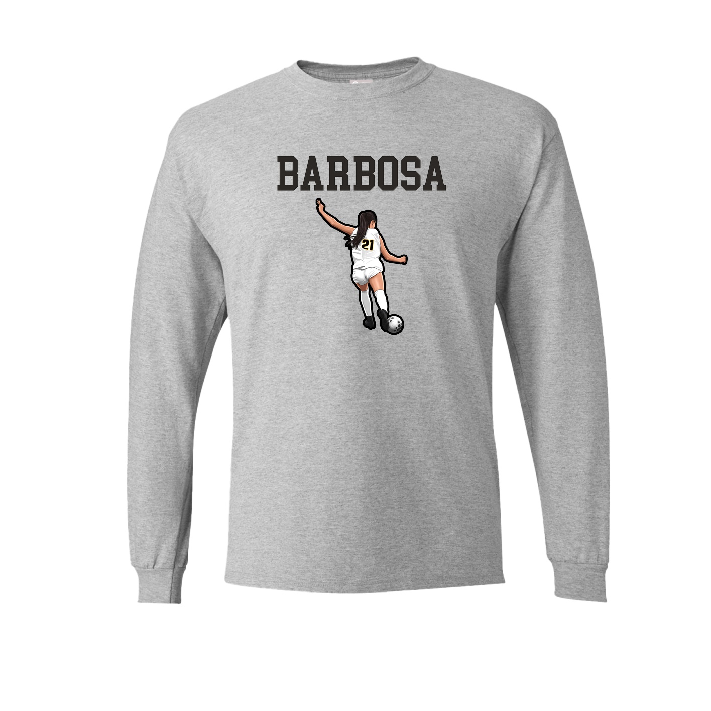 Long Sleeve Tee — Shirsey in Grey