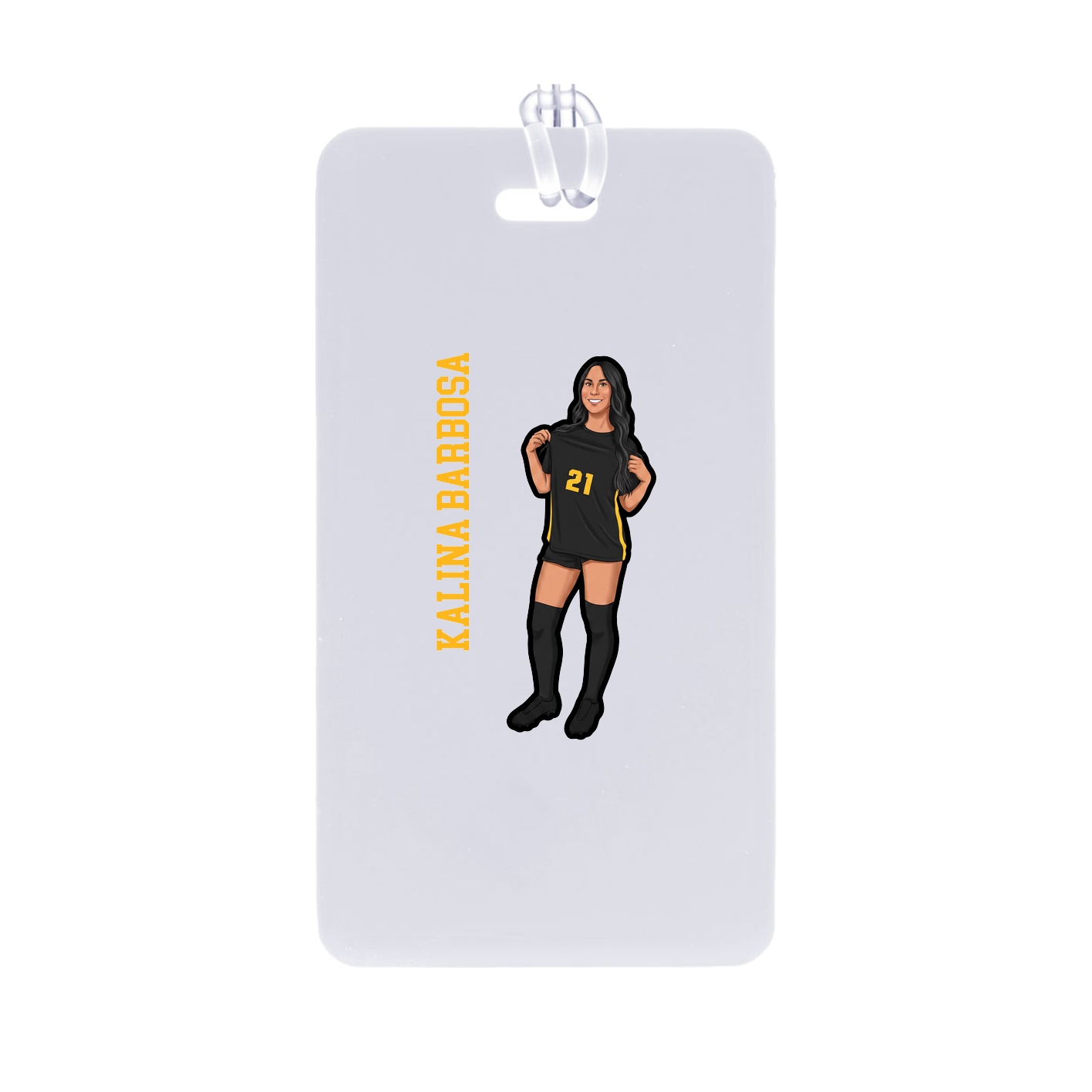 Bag Tag — Name Vertical in Classic