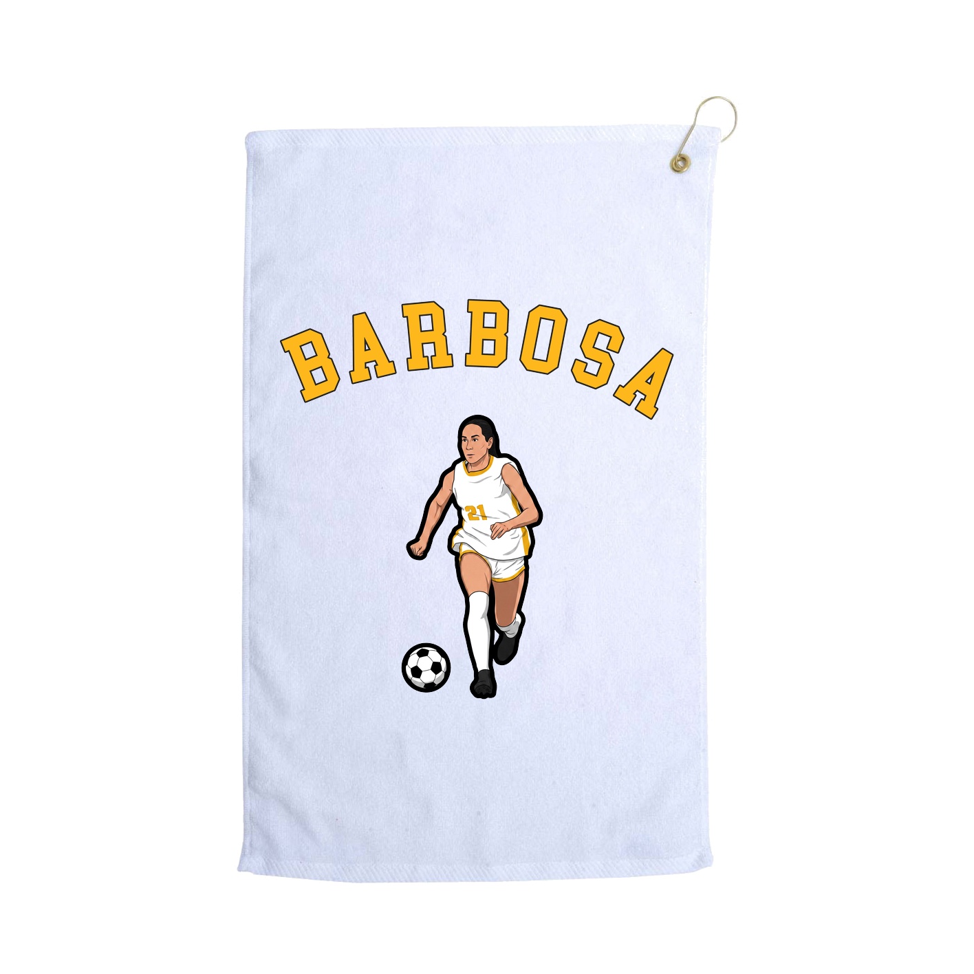 Golf Towel — Shirsey Arch in White