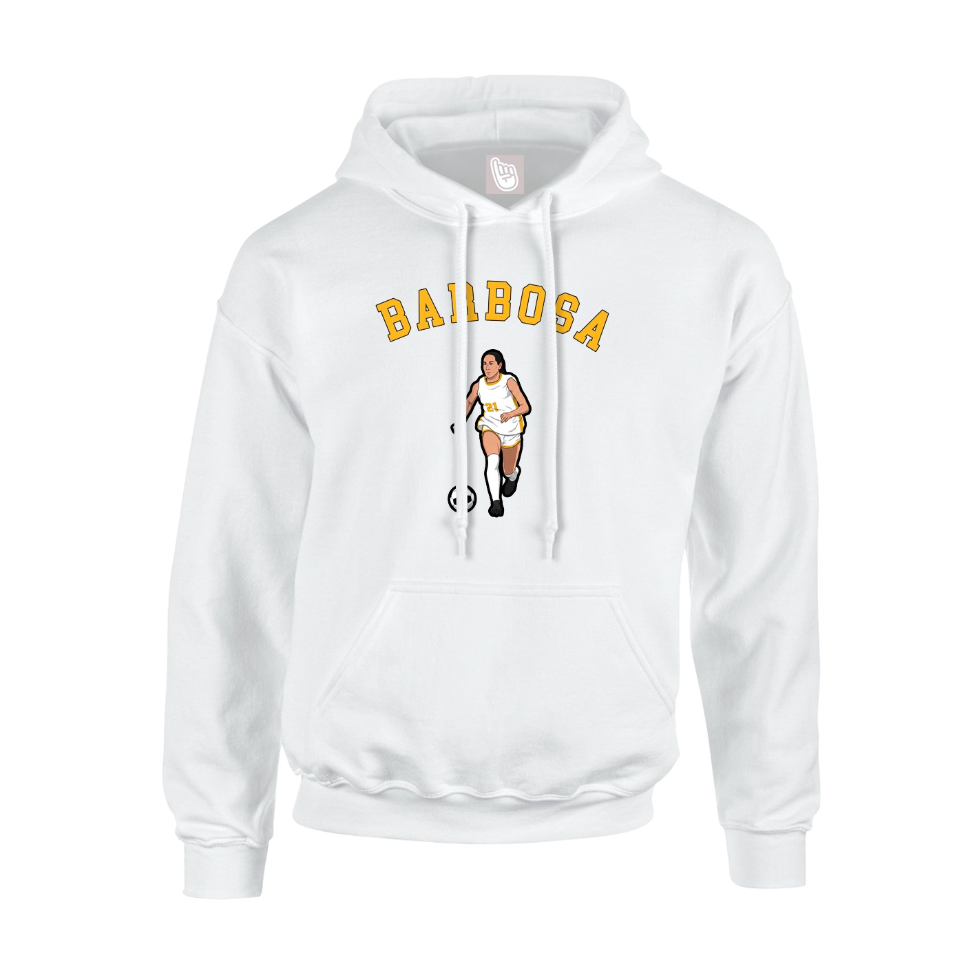 Youth Hoodie — Shirsey Arch in White