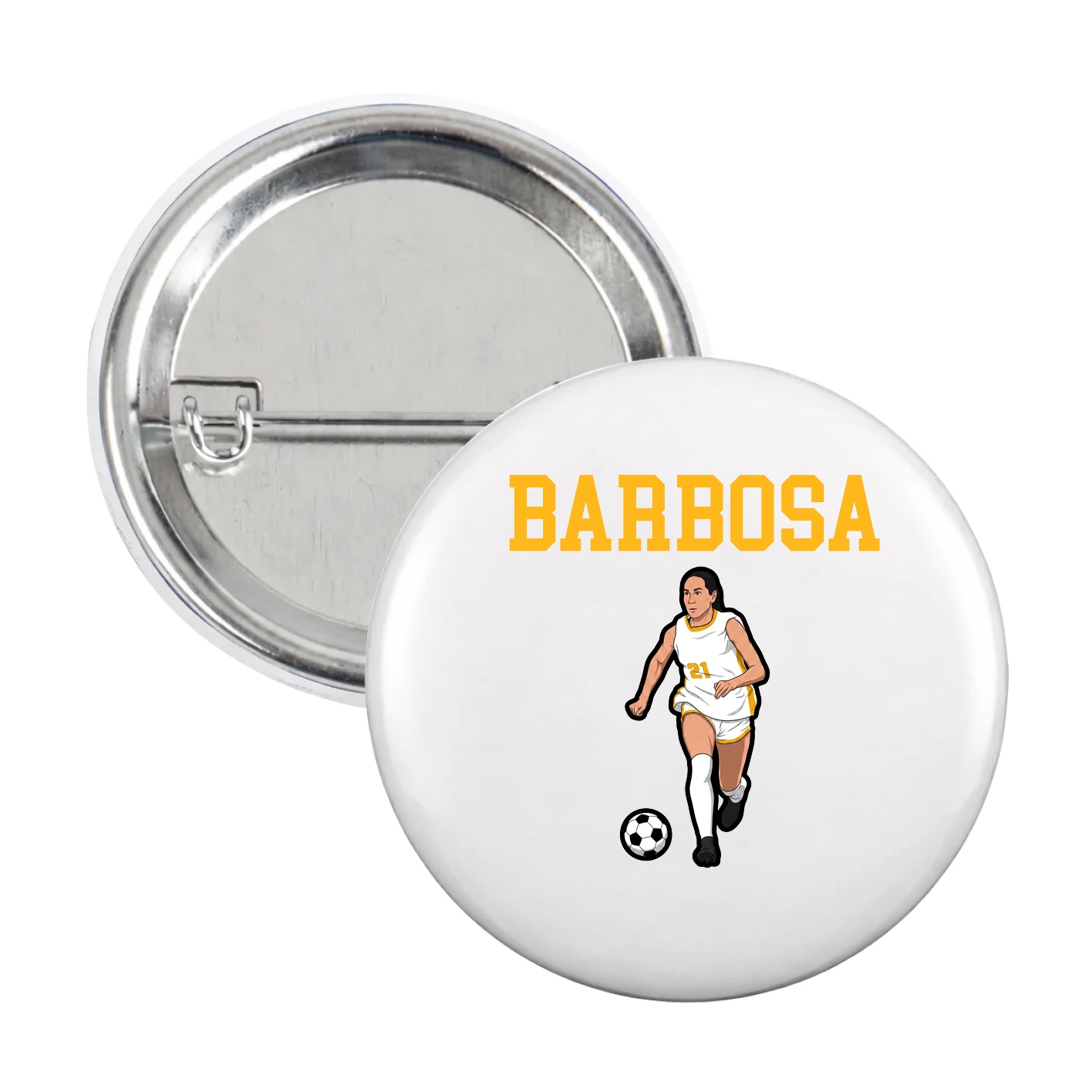 Game Day Button — Shirsey in White