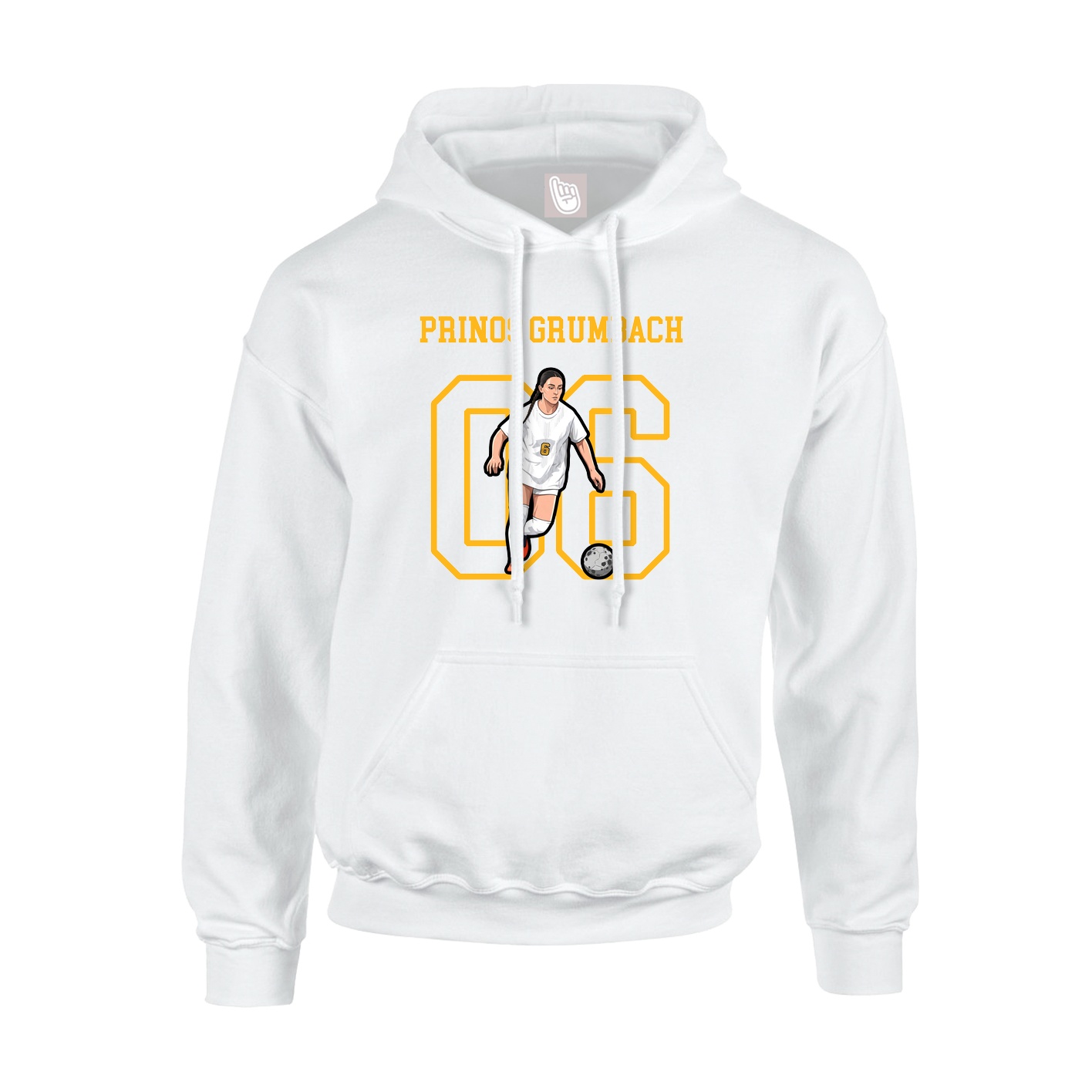 Hoodie — Shirsey in White